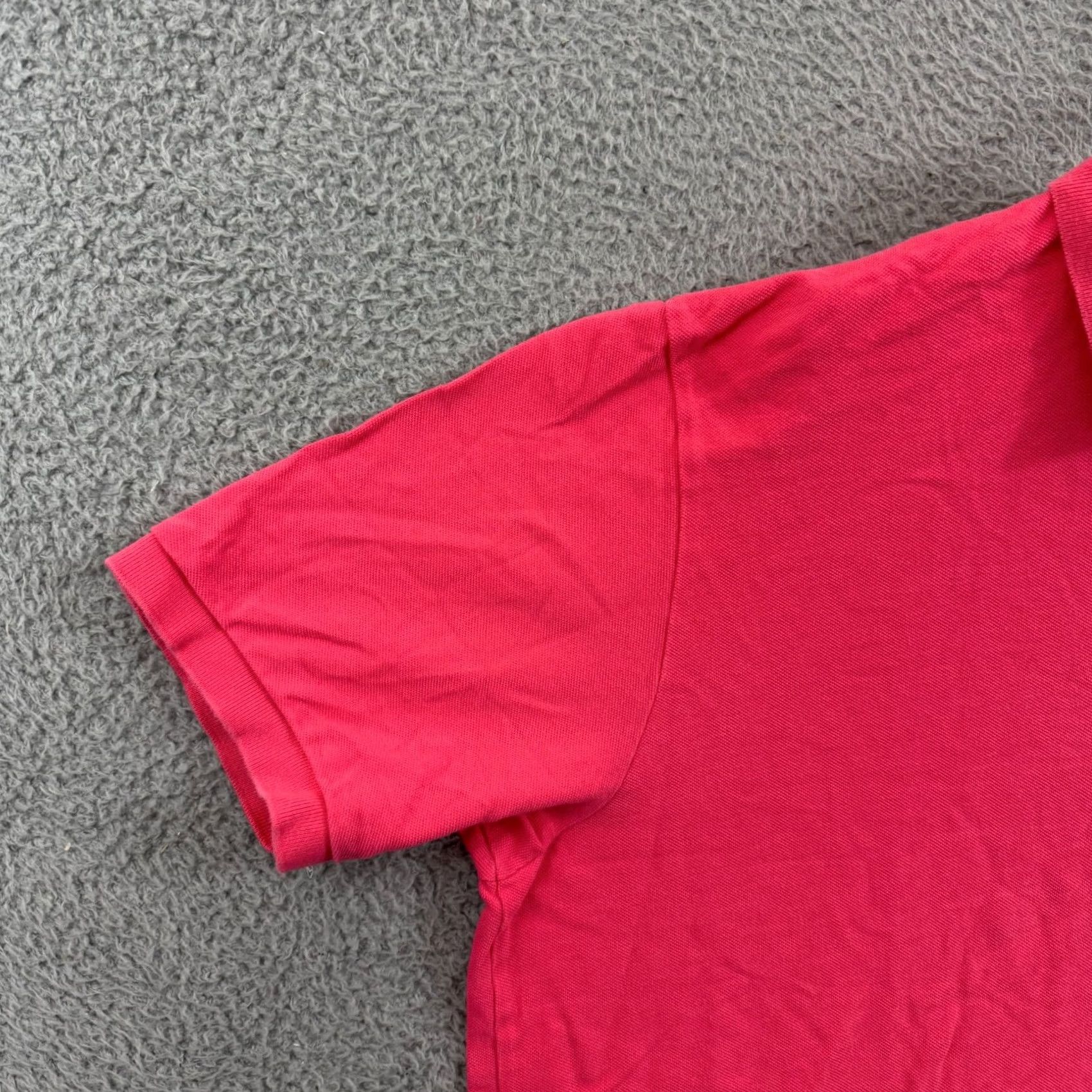Ralph Lauren Polo Ralph Lauren Shirt Mens 2XL Pink Short Sleeve Pony Button Golf Preppy Knit Size US XXL / EU 58 / 5 - 4 Thumbnail