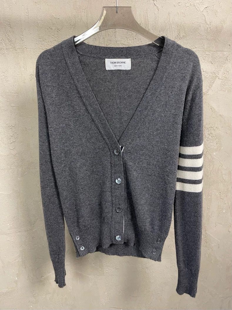 Other Thom Browne size3 Cashmere cardigan sweater Size US L / EU 52-54 / 3 - 3 Thumbnail