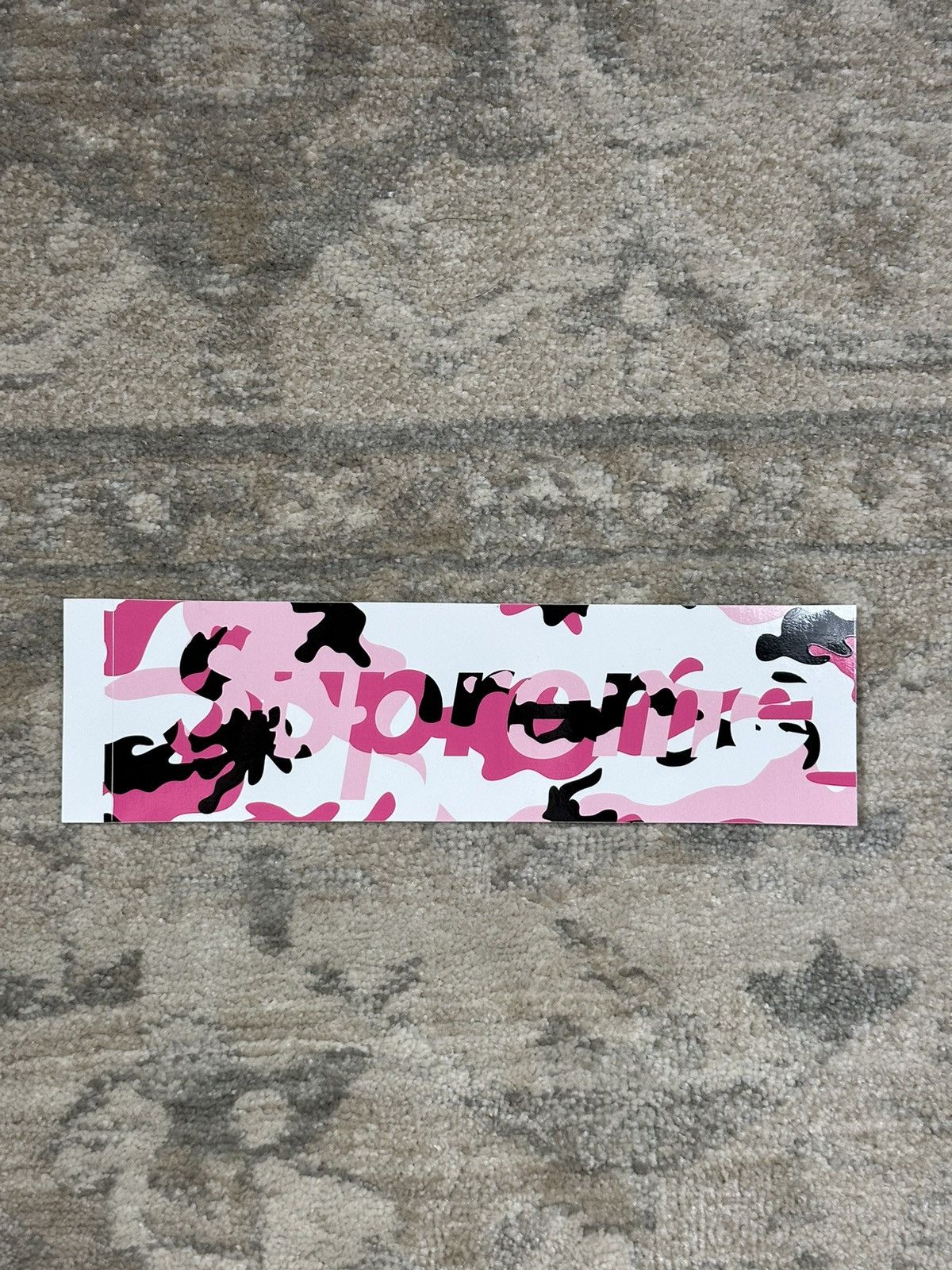 Supreme Supreme Camo Box Logo Sticker Size ONE SIZE - 1 Thumbnail