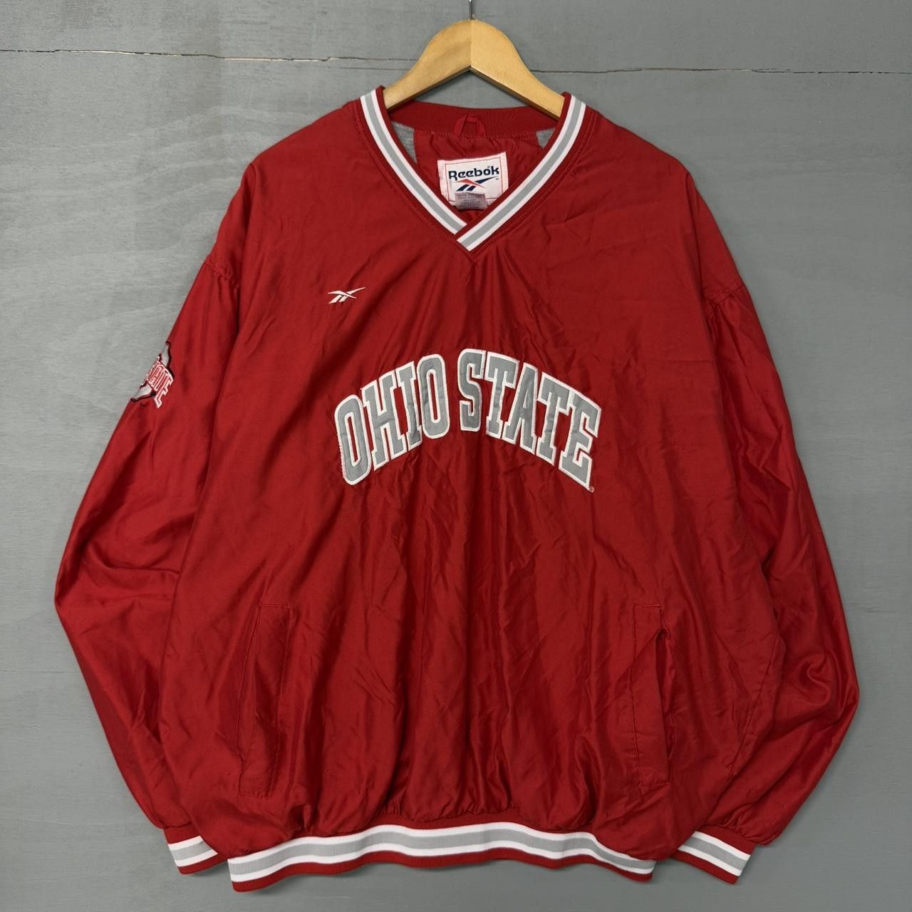 Reebok Vintage Ohio State Reebok Windbreaker Jacket XL Size US XL / EU 56 / 4 - 1 Thumbnail