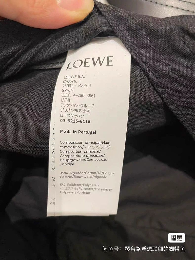 Loewe LOEWE Embroidered logo baseball cap with leather patch Size ONE SIZE - 2 Thumbnail