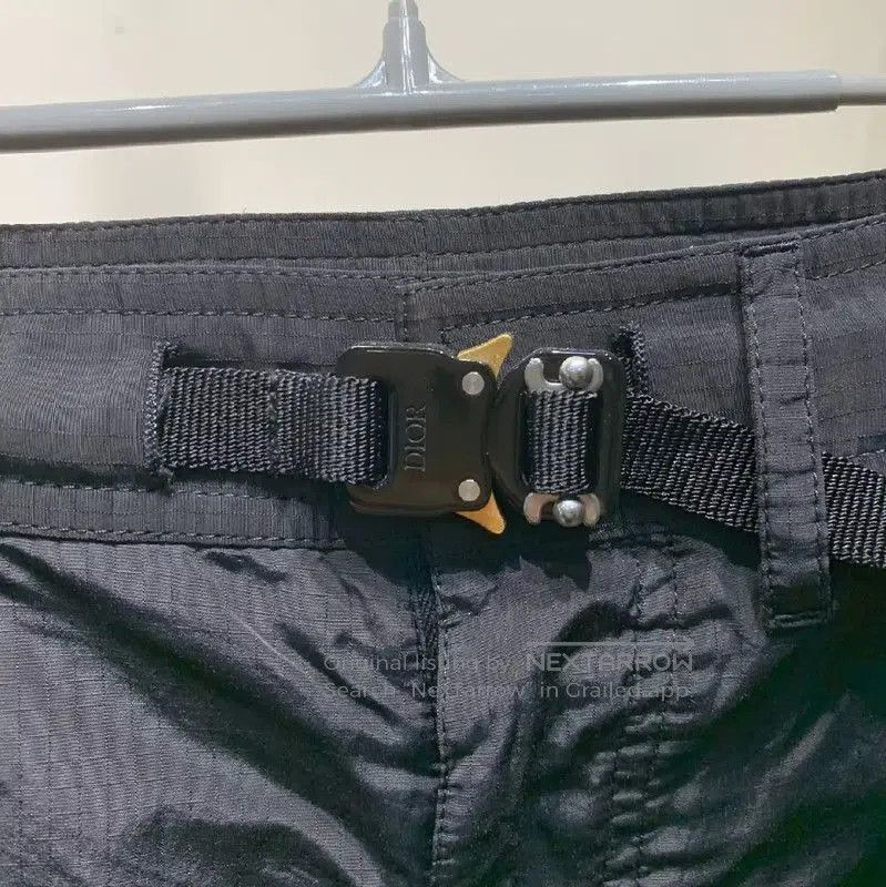 Dior Dior Black Nylon Casual Pants for Men . Size US 44 / EU 60 - 6 Thumbnail