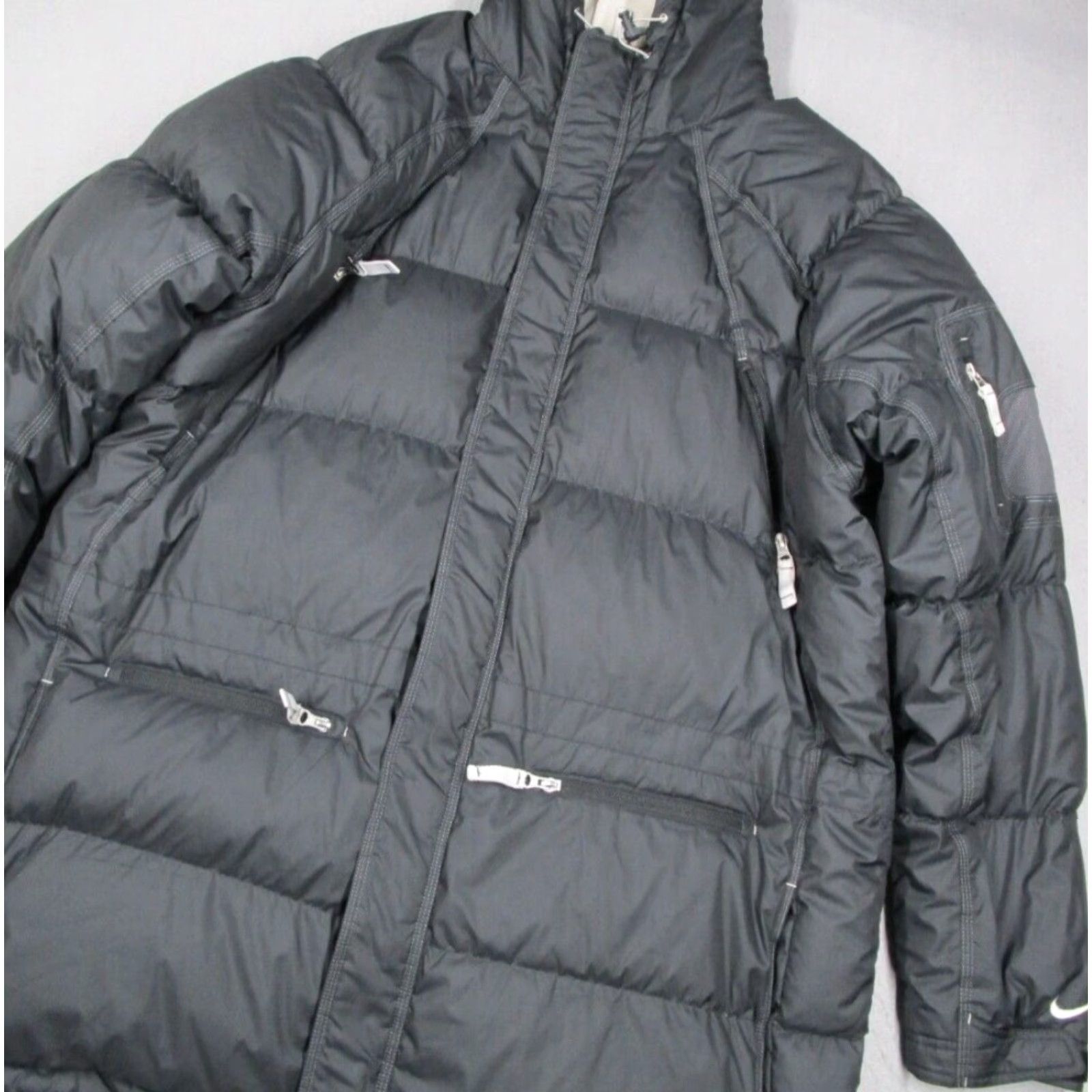 Nike Nike Jacket Men 2XL XXL Gray Down Full Zip Parka Snoop Dogg All Stars Gorpcore Size US XXL / EU 58 / 5 - 2 Thumbnail