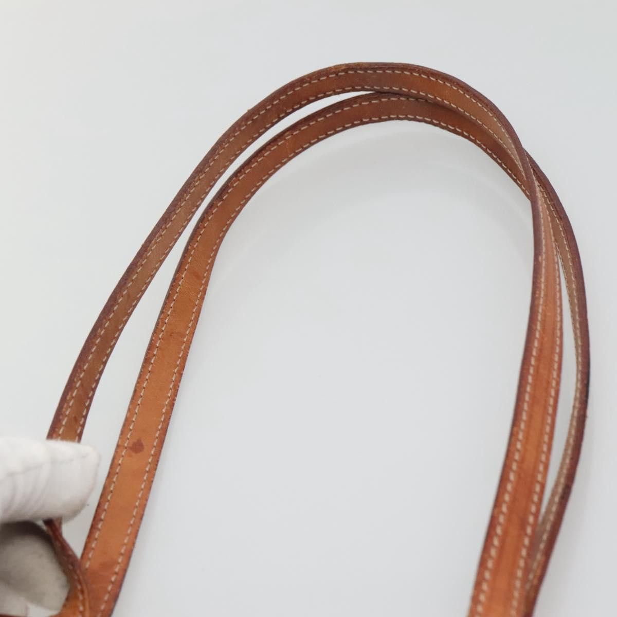 Celine CELINE Macadam Canvas Tote Bag Pvc Brown Gold Size ONE SIZE - 8 Thumbnail