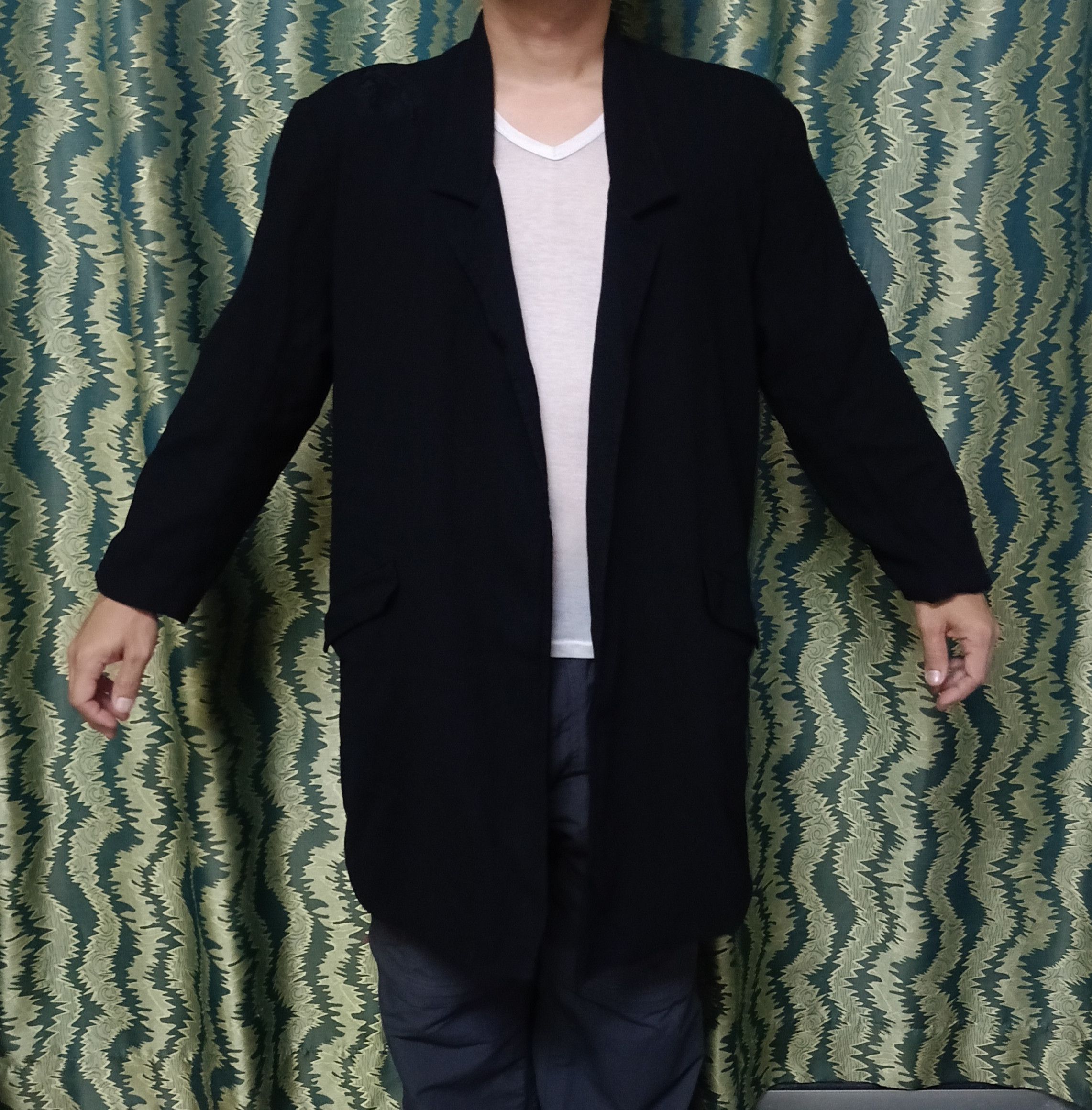 Jean Paul Gaultier × Vintage Vintage Trash Junior Gaultier Long Cardigan Embroidered Size US L / EU 52-54 / 3 - 4 Thumbnail