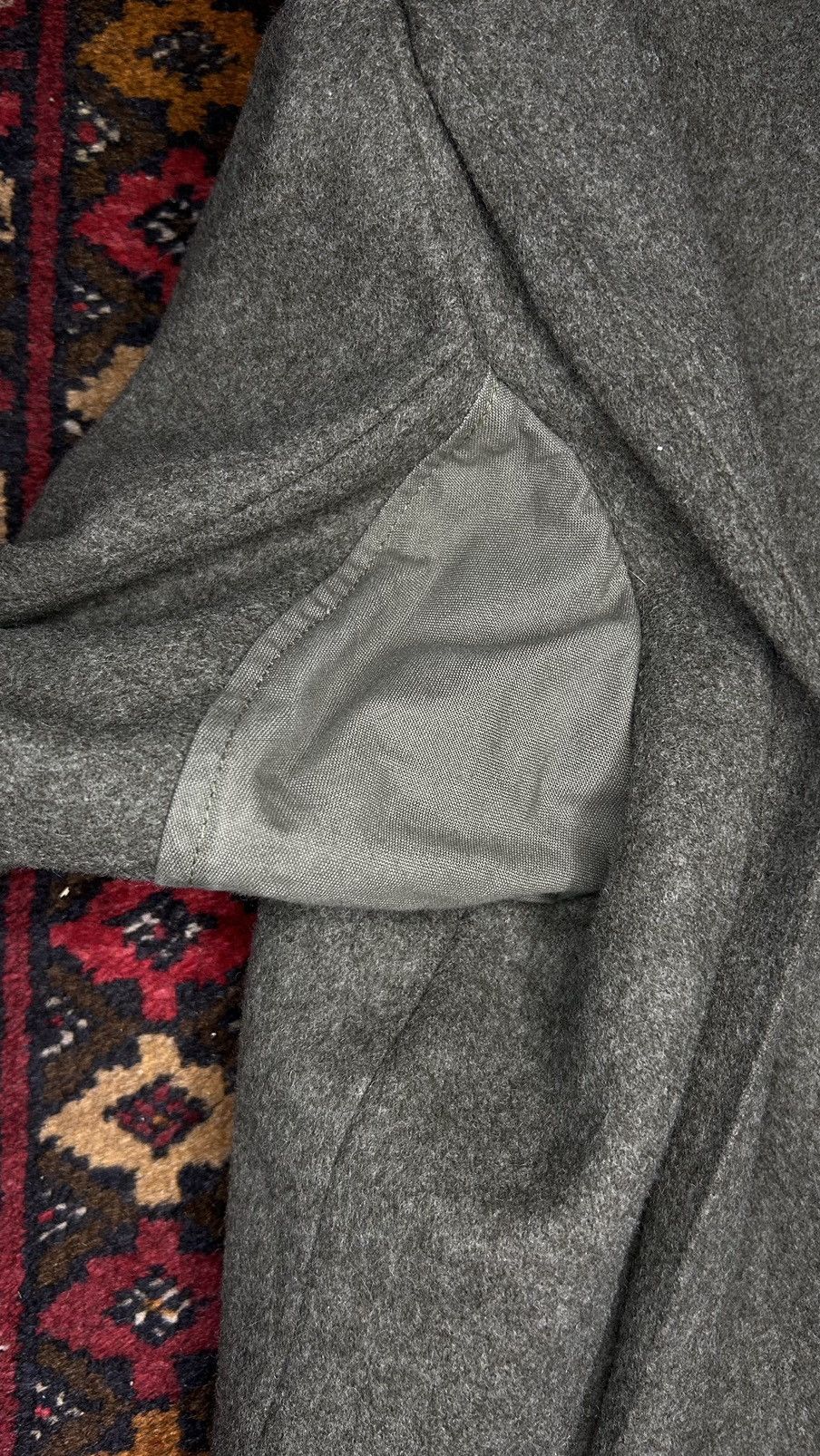 Vintage Swedish 1957 Military Wool Coat Size US L / EU 52-54 / 3 - 15 Thumbnail