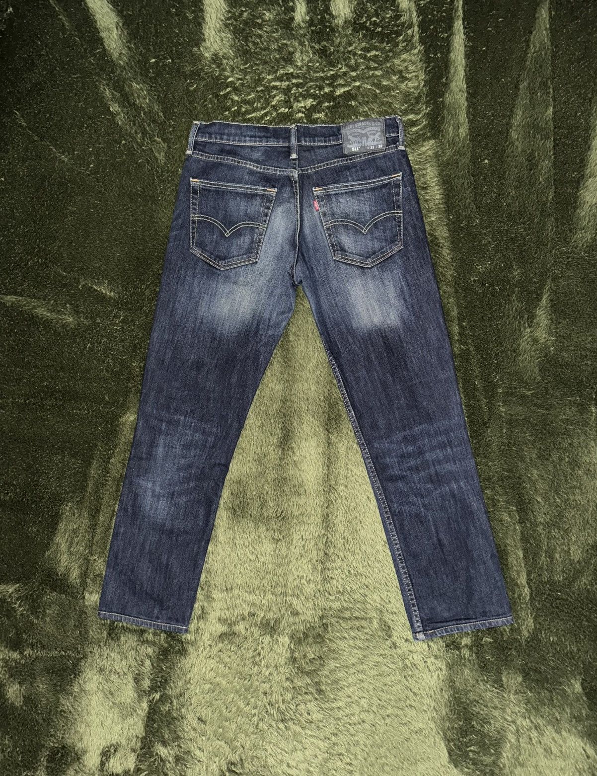 Levi's [W31/L32] Levi’s 511 Black Label Vintage Wash Denim Pants Size US 31 - 7 Thumbnail