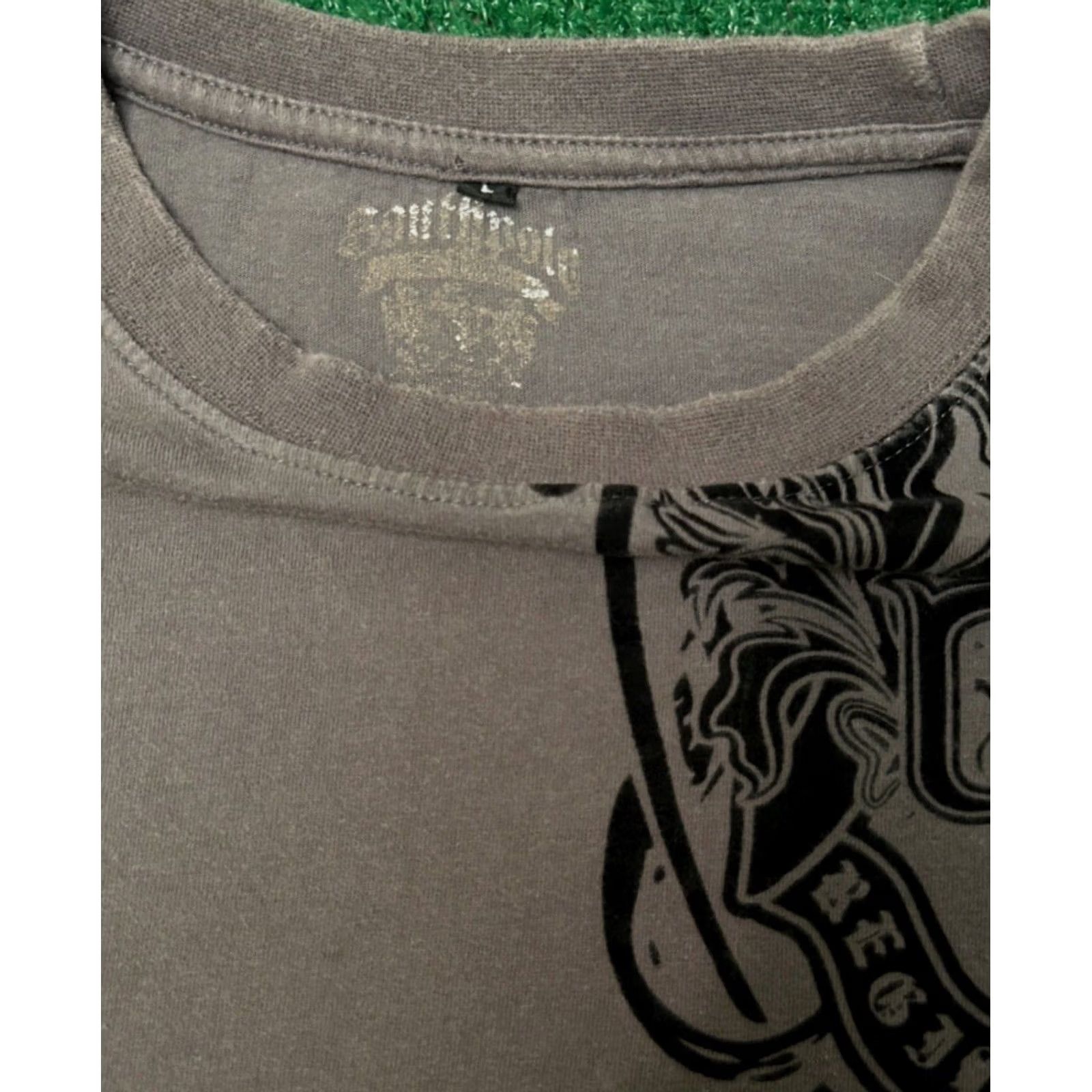 Southpole VINTAGE Southpole Logo Shirt Mens Size L Gray Short Sleeve 90s Y2K Grunge Punk Rock Hip Hop 2000s Size US L / EU 52-54 / 3 - 2 Thumbnail
