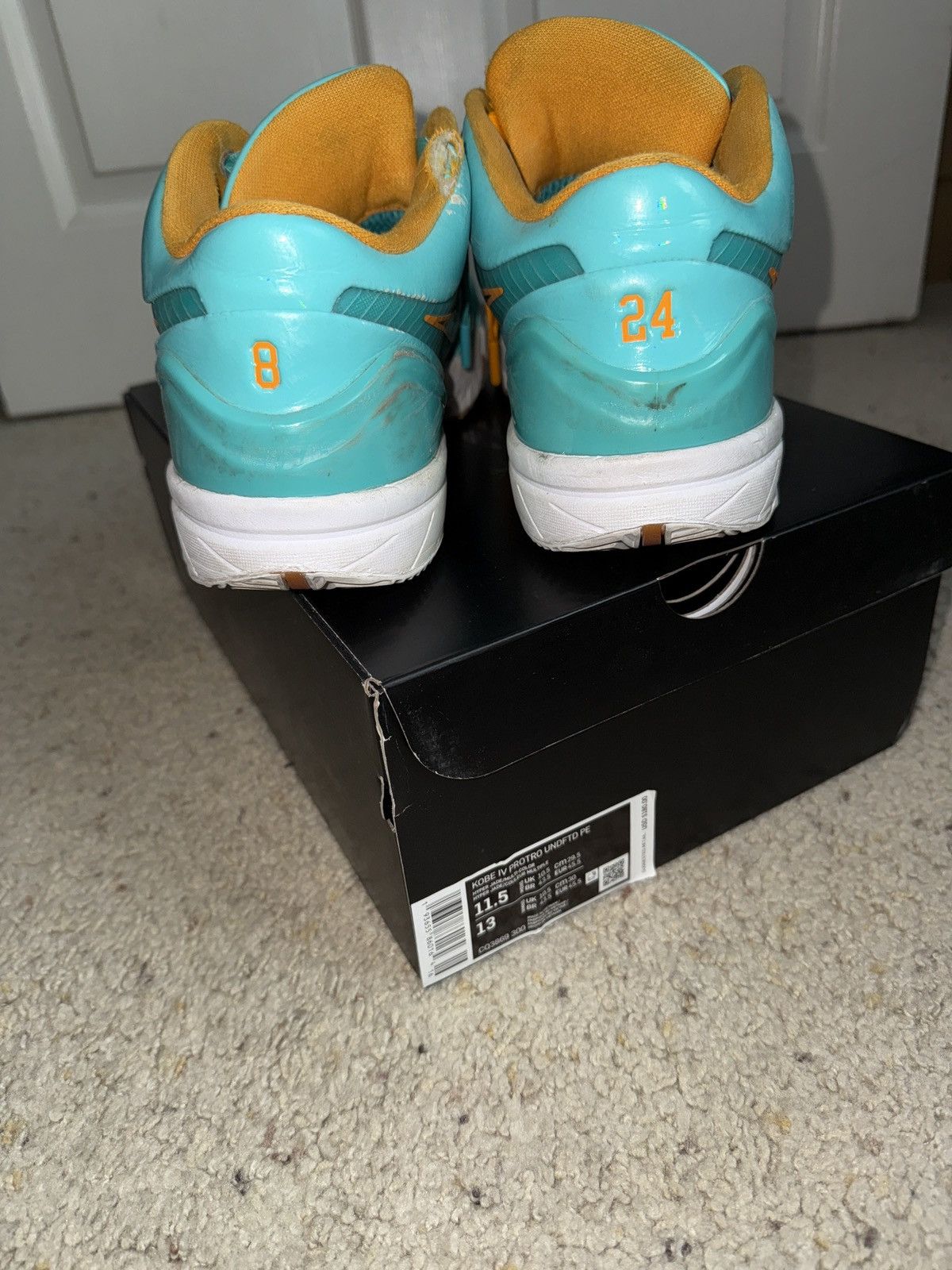 Nike × Undefeated Kobe 4 Protro x Undefeated Size US 11.5 / EU 44-45 - 5 Thumbnail