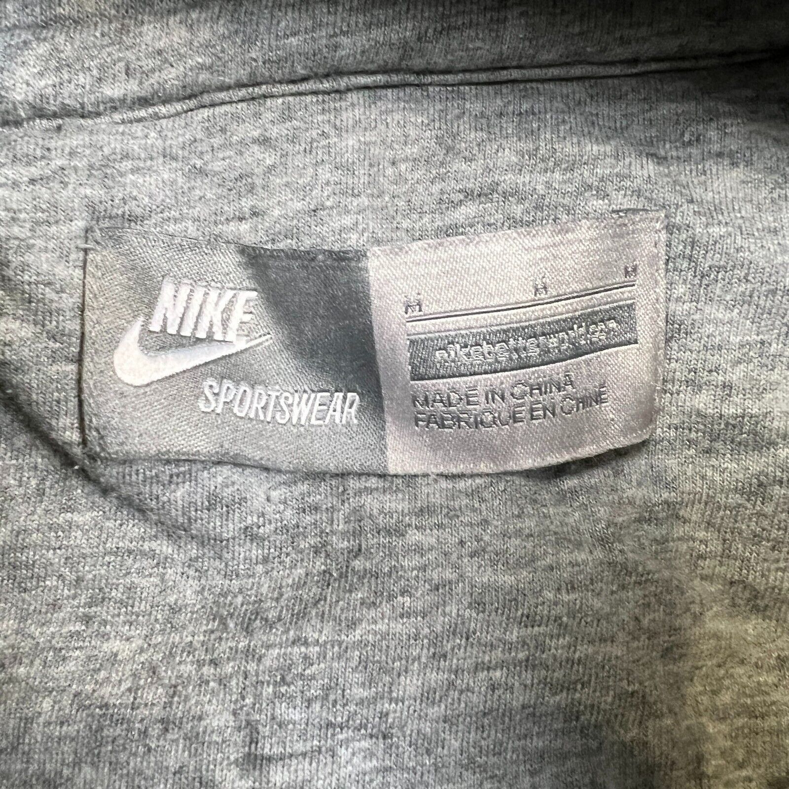 Nike × Vintage Nike Sportswear Hoodie Medium Big Swoosh Hooded Sweatshirt Size US M / EU 48-50 / 2 - 5 Thumbnail