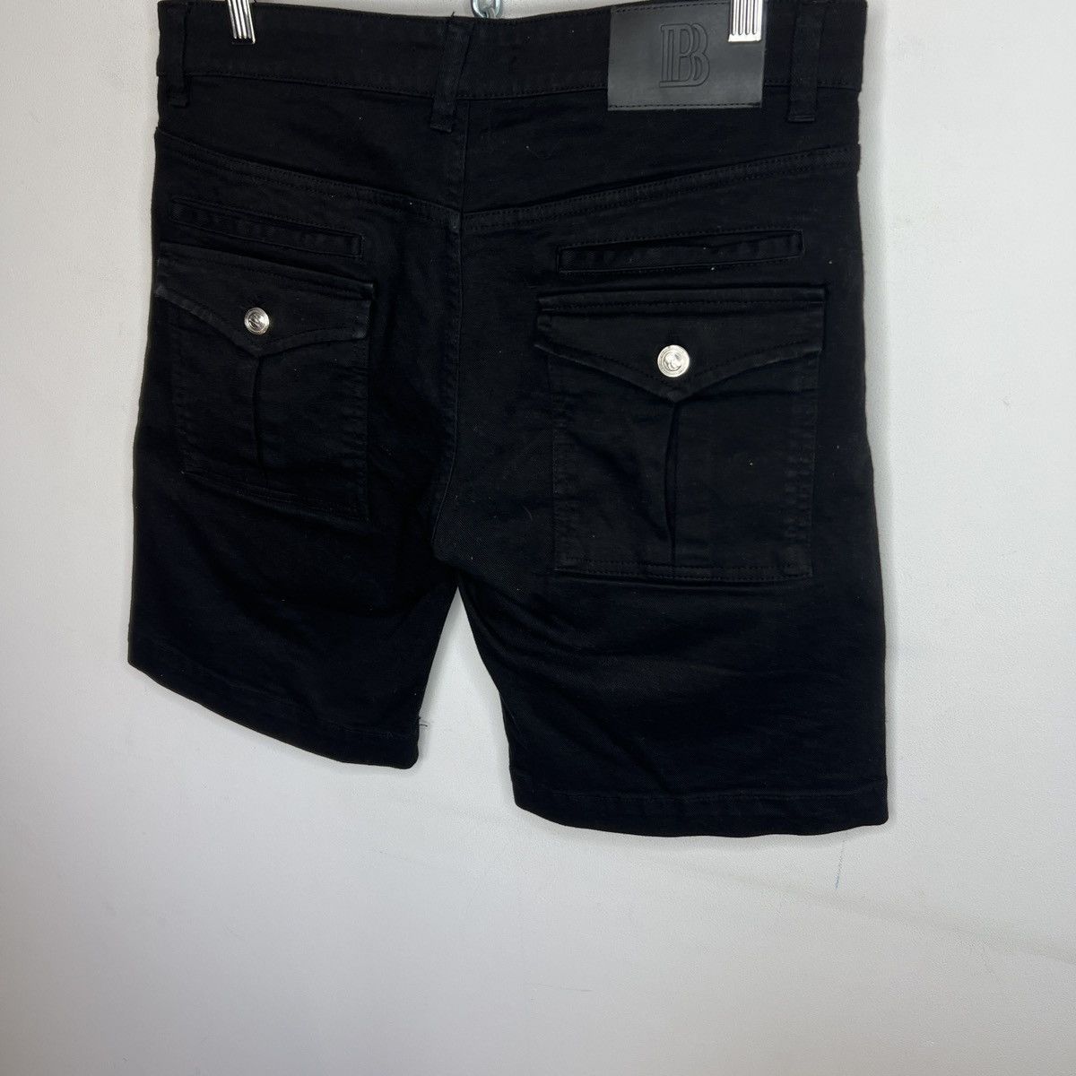 Balmain Pierre Balmain Denim Shorts Jeans Pants Black Drip Drill Size US 32 / EU 48 - 7 Thumbnail