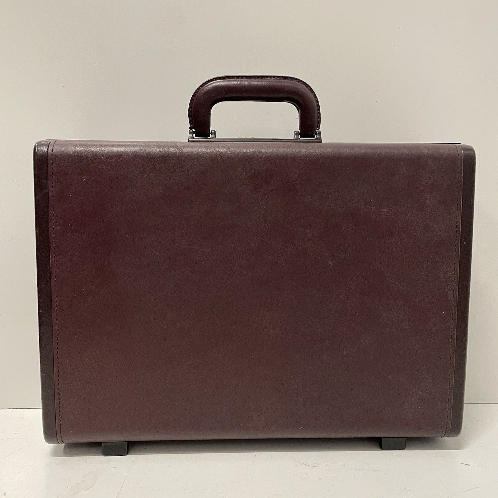 Samsonite VTG Samsonite 1987 Burgundy Laureate Leather Briefcase Size ONE SIZE - 1 Thumbnail