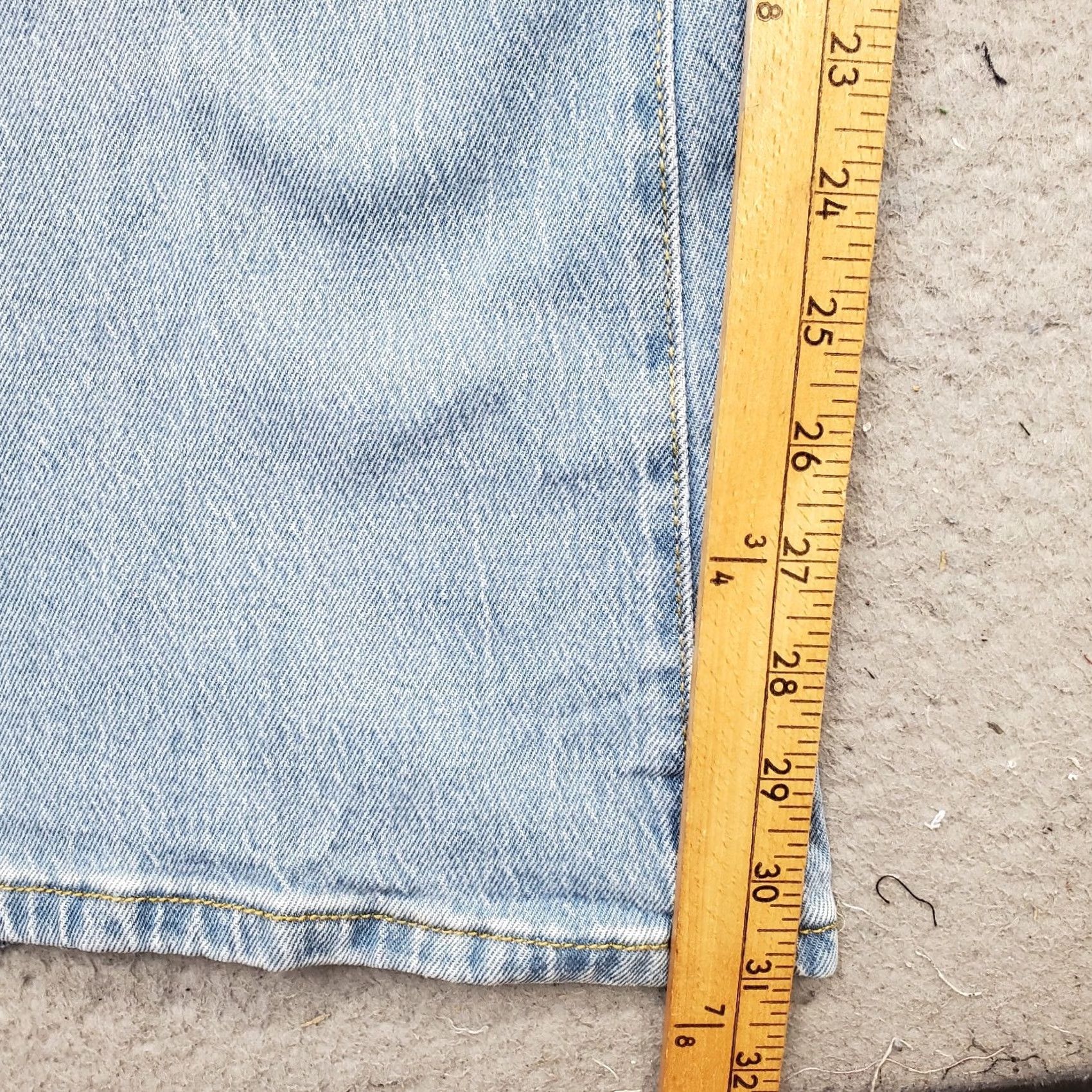 Vintage Universal Thread Womens High-Rise Flare Jeans 22 Blue Comfort Stretch 5-Pocket Denim Regular 31" Inseam Mens Womens Boys Girls Size 40" / US 18 - 3 Thumbnail
