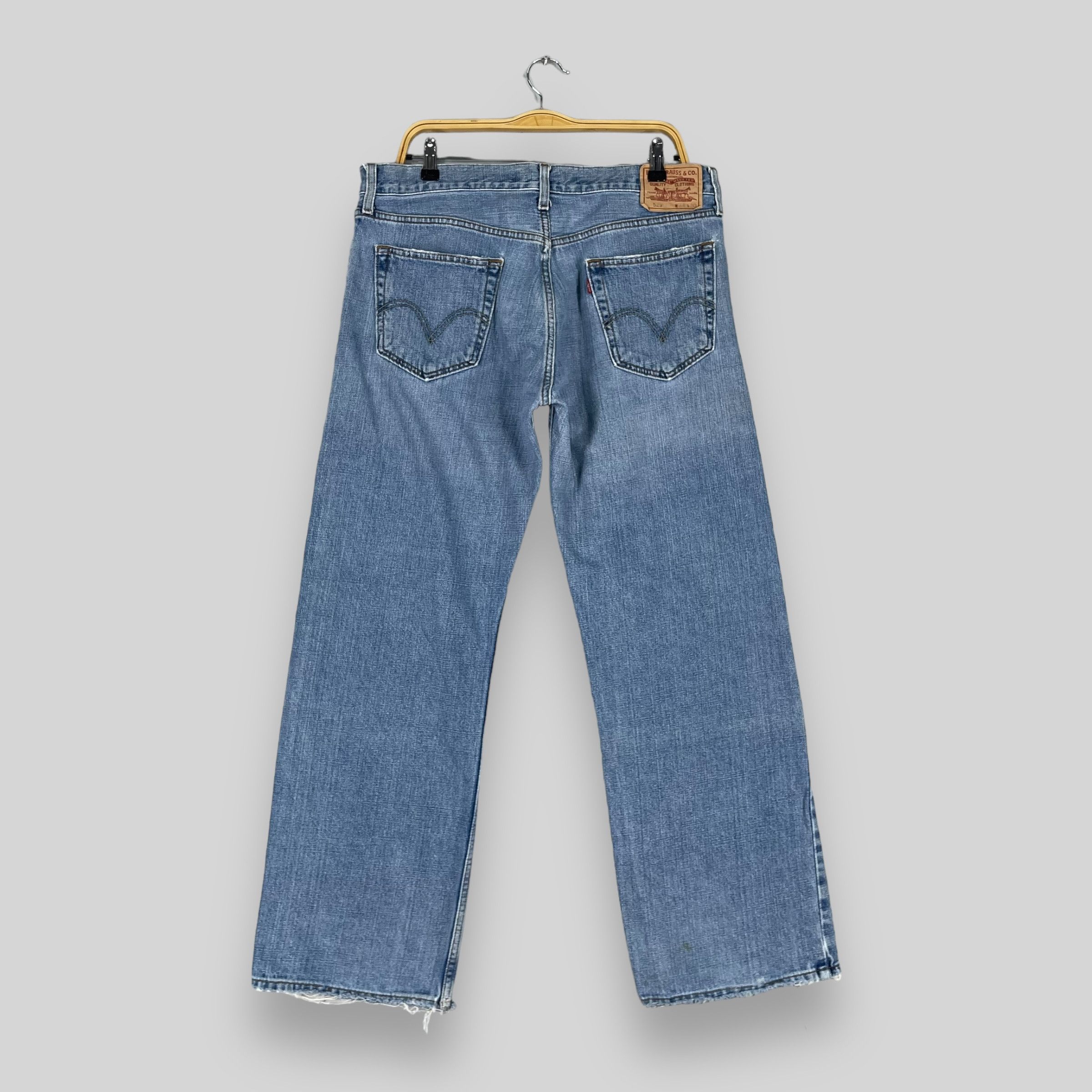Levi's × Vintage W35 L29 Vintage Levis 529 Low Rise Straight Distressed Jeans Size US 35 - 6 Thumbnail