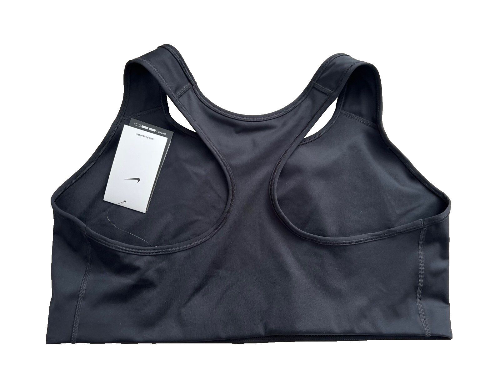 Nike Swoosh DH3385 Non-Padded Sports Bra Black 3X
