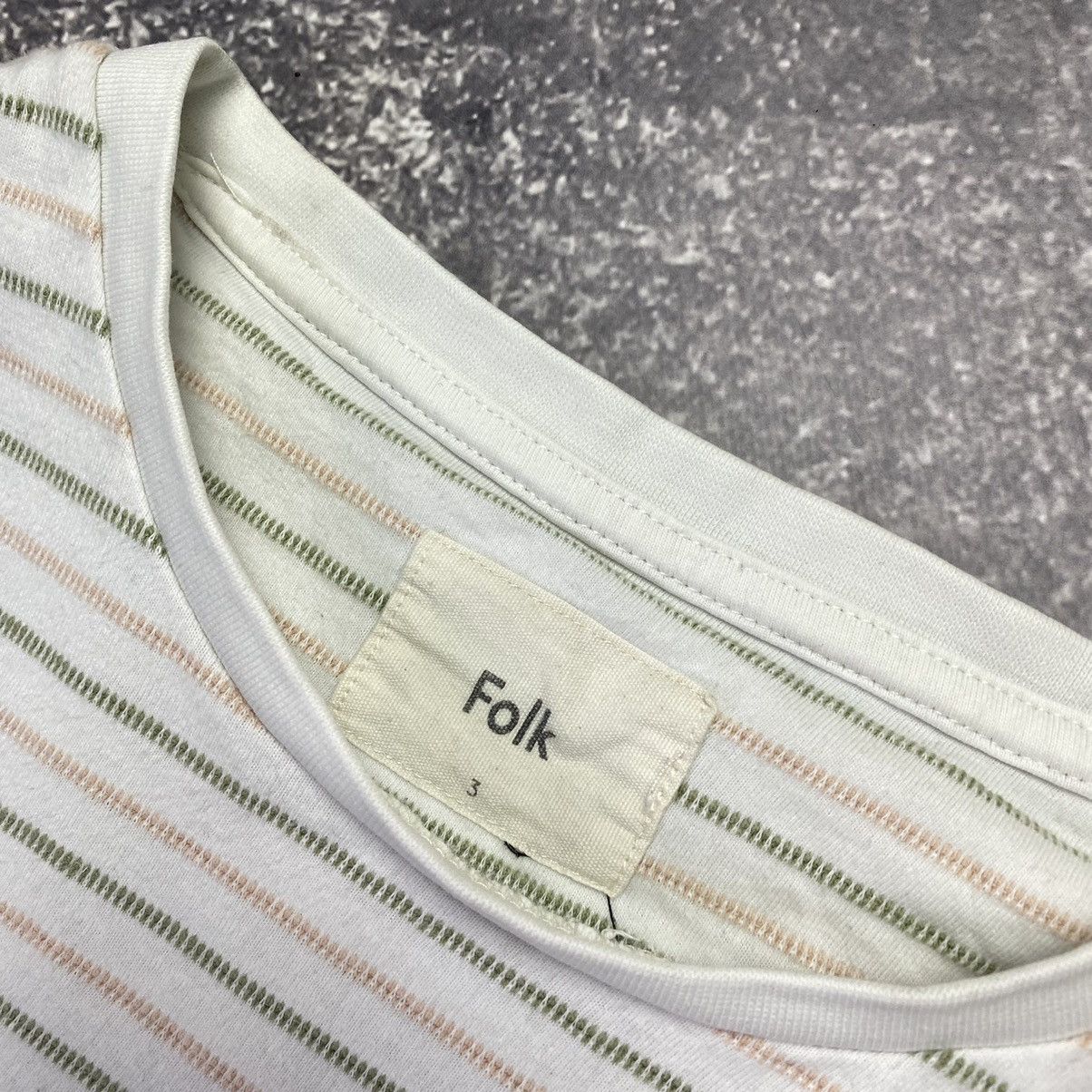 Designer Designer Folk basic oldmoney Streetwear tee Size US M / EU 48-50 / 2 - 4 Thumbnail