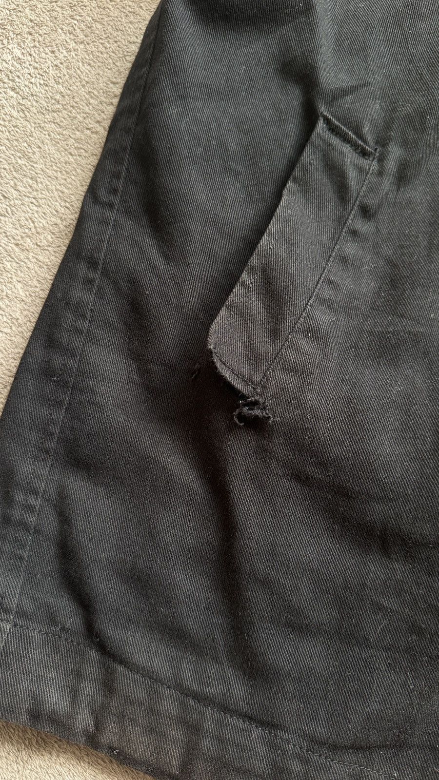 If Six Was Nine Rick Owens Helmut Lang Yohji Vibe Asymmetric Zip Hood Jacket Size US M / EU 48-50 / 2 - 5 Thumbnail