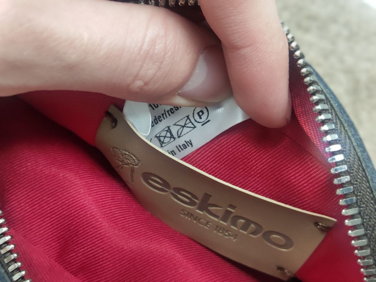 Vintage Eskimo woolen leather bag Swiss vintage Military Messenger Size ONE SIZE - 16 Thumbnail