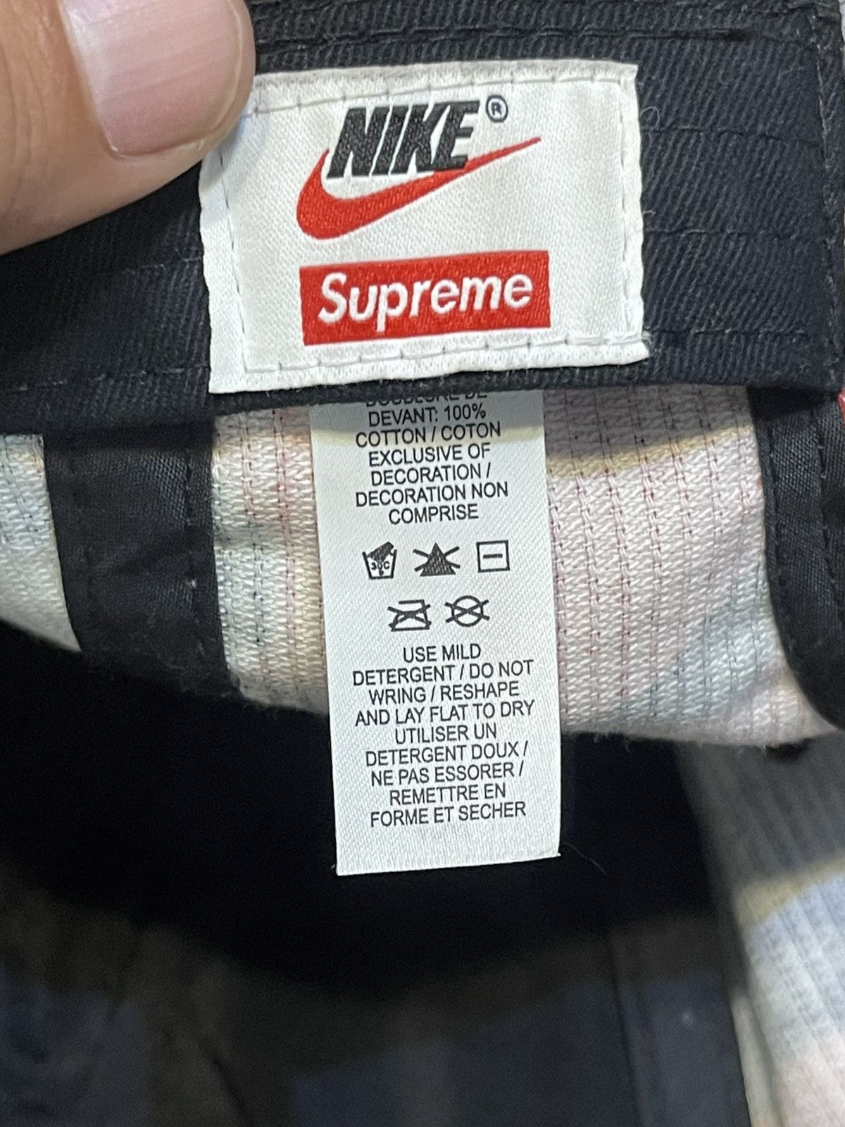 Nike × Supreme NIKE X SUPREME CAMO CAP Size ONE SIZE - 4 Thumbnail