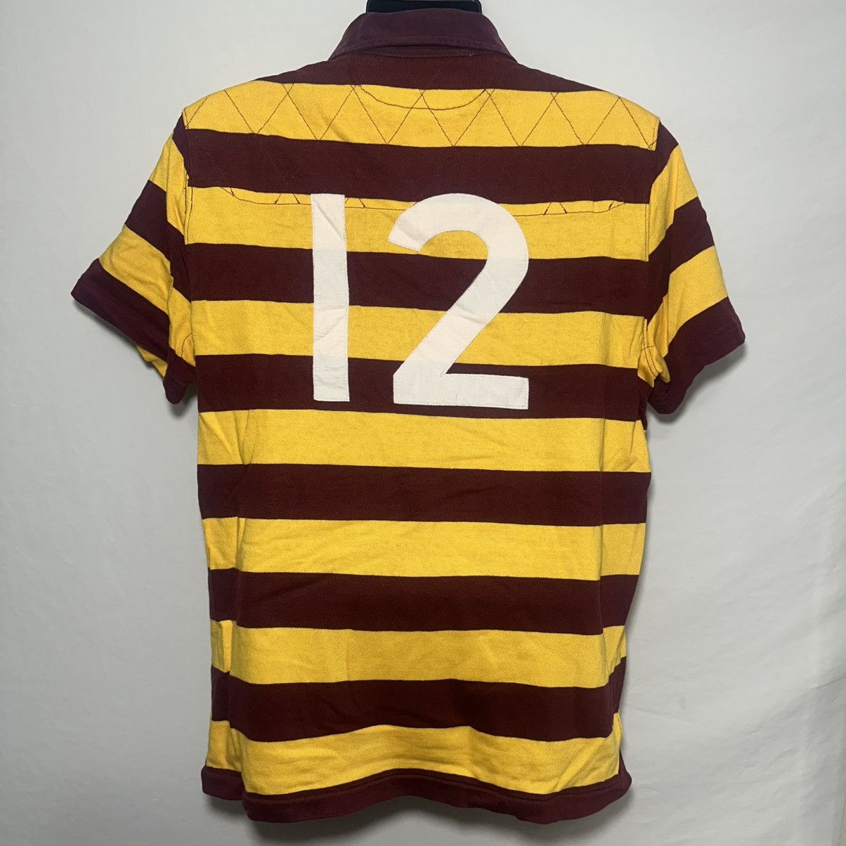 Polo Ralph Lauren Polo Ralph Lauren & Co Rugby Custom Fit Striped Shirt Size US M / EU 48-50 / 2 - 2 Thumbnail
