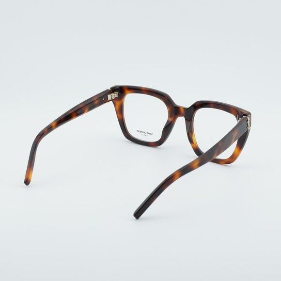 Saint Laurent Paris Saint Laurent SL M143 OPT 003 Eyeglasses Havana 51mm Square Size ONE SIZE - 10 Thumbnail