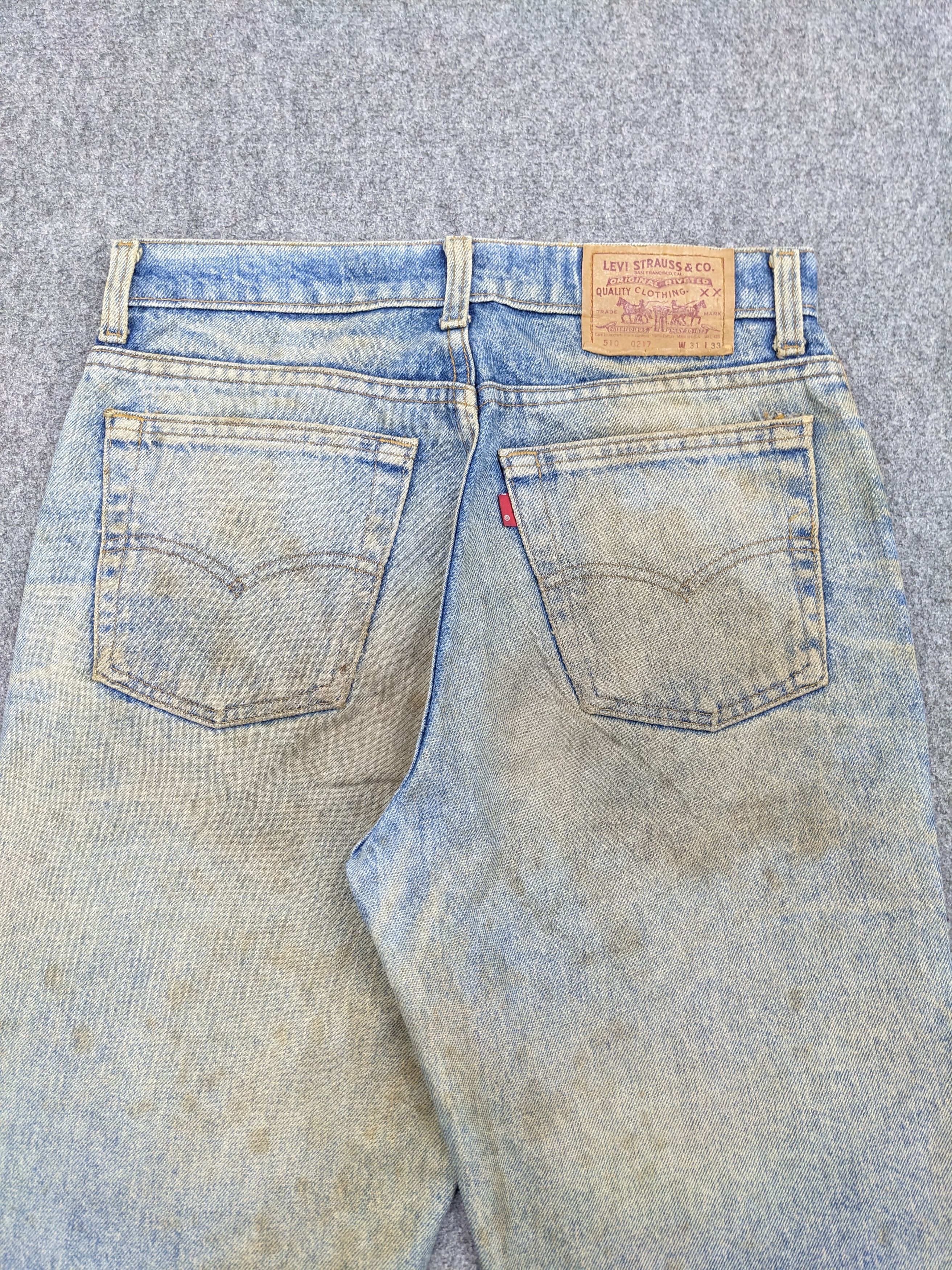 Levi's × Vintage Rusty 80s Vintage Levis 510 Faded Blue Jeans DJ0032Z Size US 29 - 4 Thumbnail