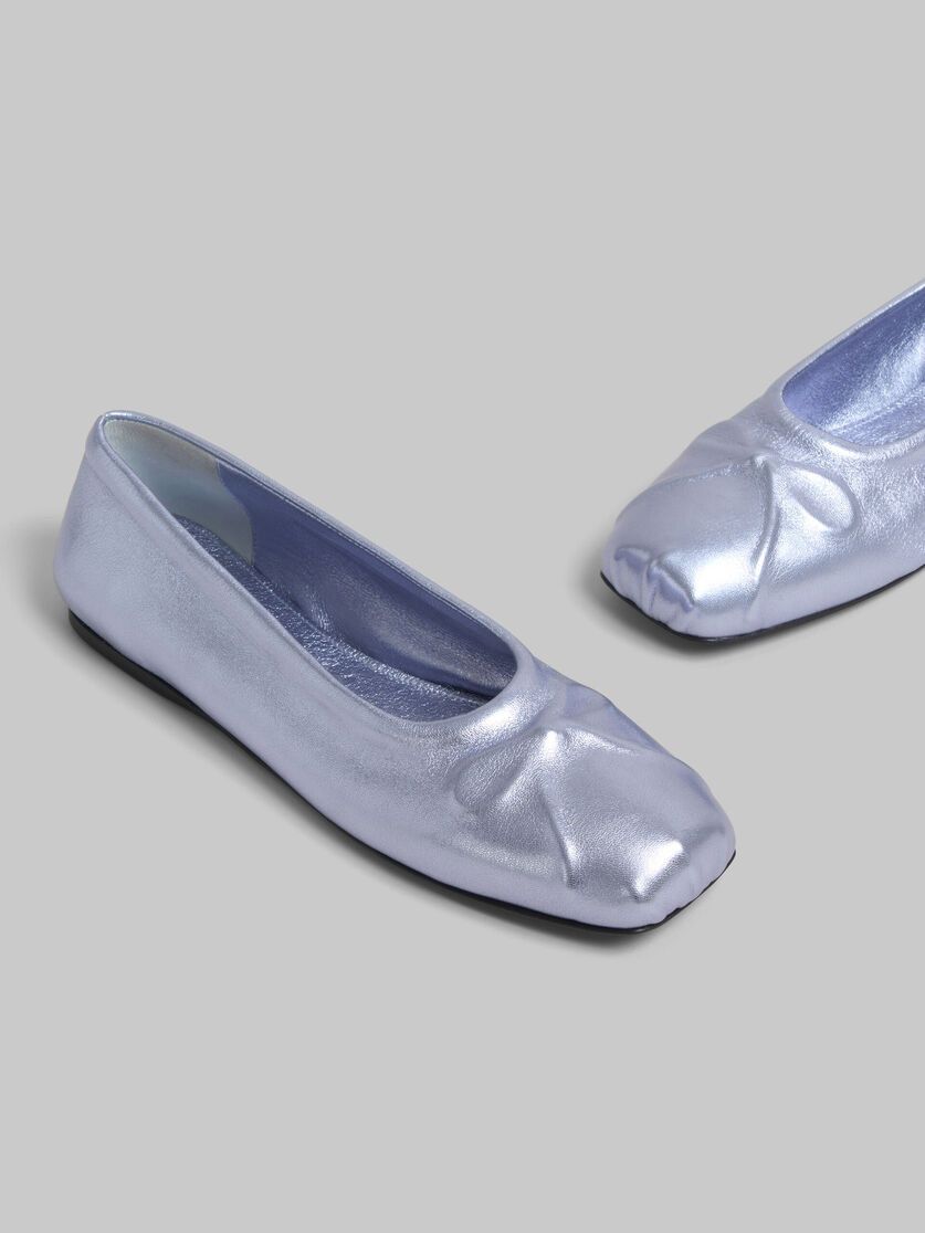 Marni o1w1db11125 Little Bow Ballet Flat in Light Blue Size US 10 / IT 40 - 3 Thumbnail