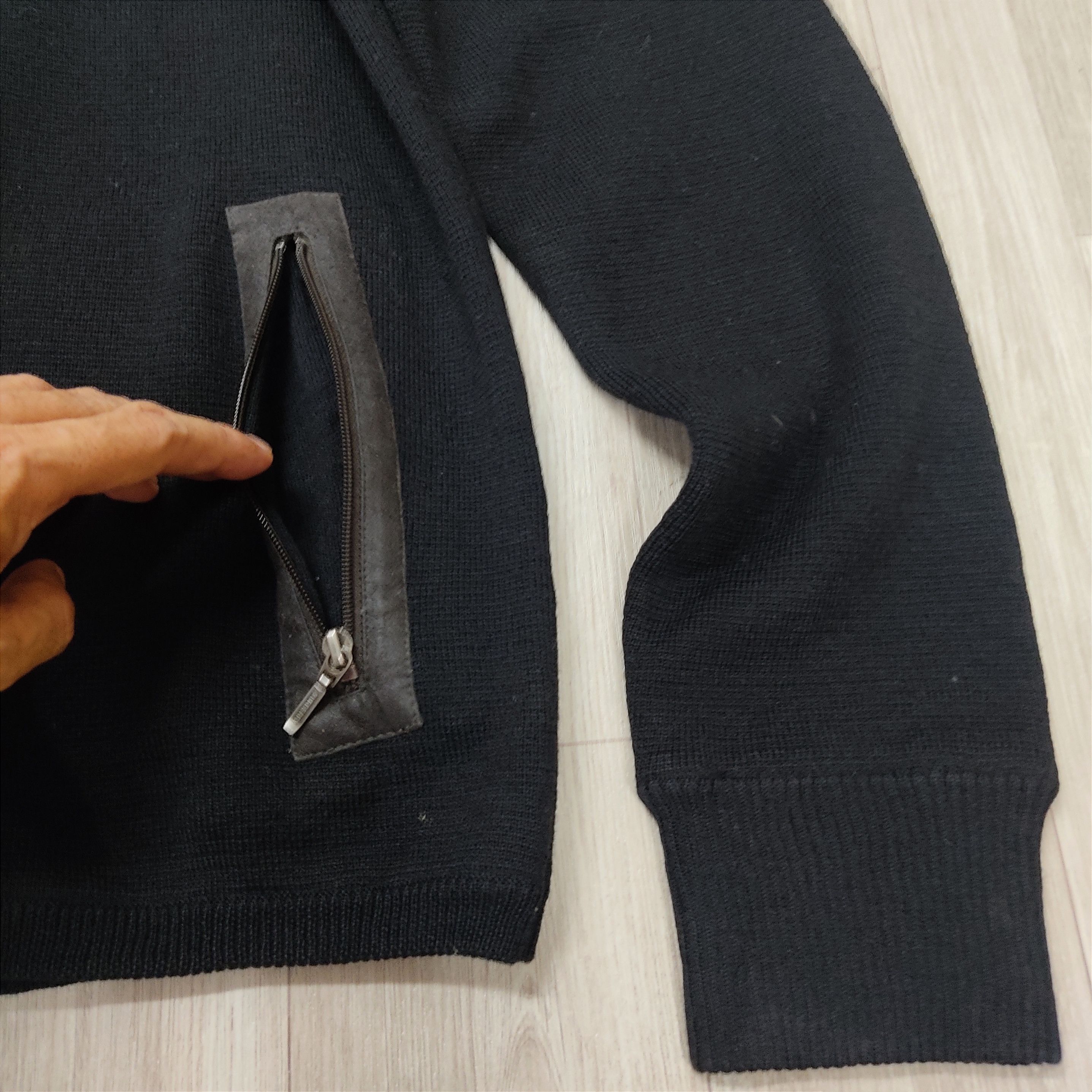 Black Label Burberry Black Label Wool Knitted Zipper Jacket Size US M / EU 48-50 / 2 - 10 Thumbnail
