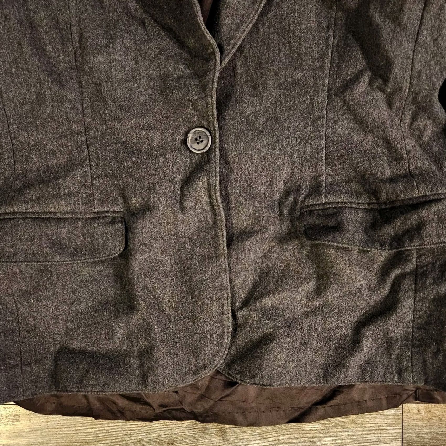 Pendleton VINTAGE Pendleton Women's Blazer Medium Black Virgin Wool USA Made Size M / US 6-8 / IT 42-44 - 2 Thumbnail
