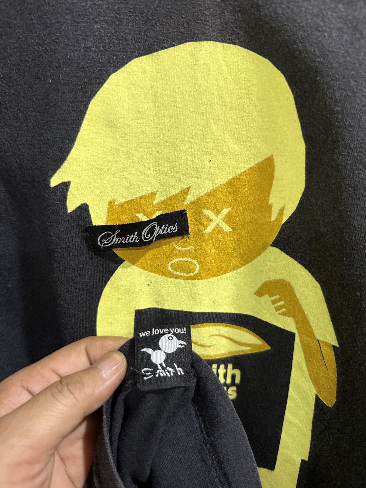 Oakley × Smith Optics × Vintage Thrashed Vintage Smith Optics Streetwear Boy Sun Faded Tee Size US L / EU 52-54 / 3 - 11 Thumbnail