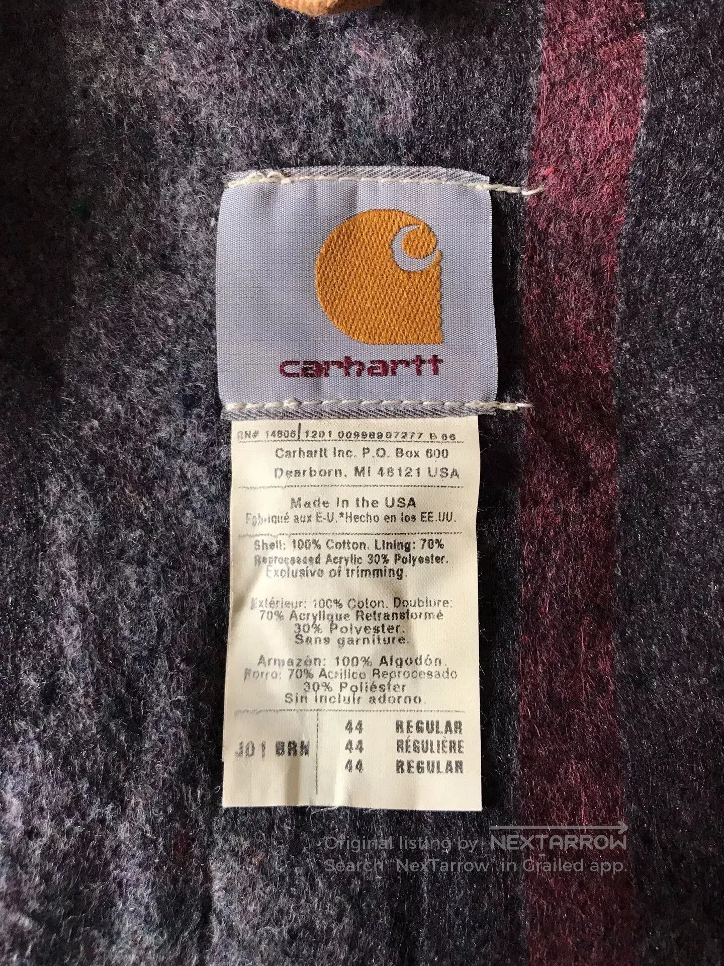 Carhartt Carhartt J01 Detroit Work Jacket. Size US S / EU 44-46 / 1 - 9 Thumbnail