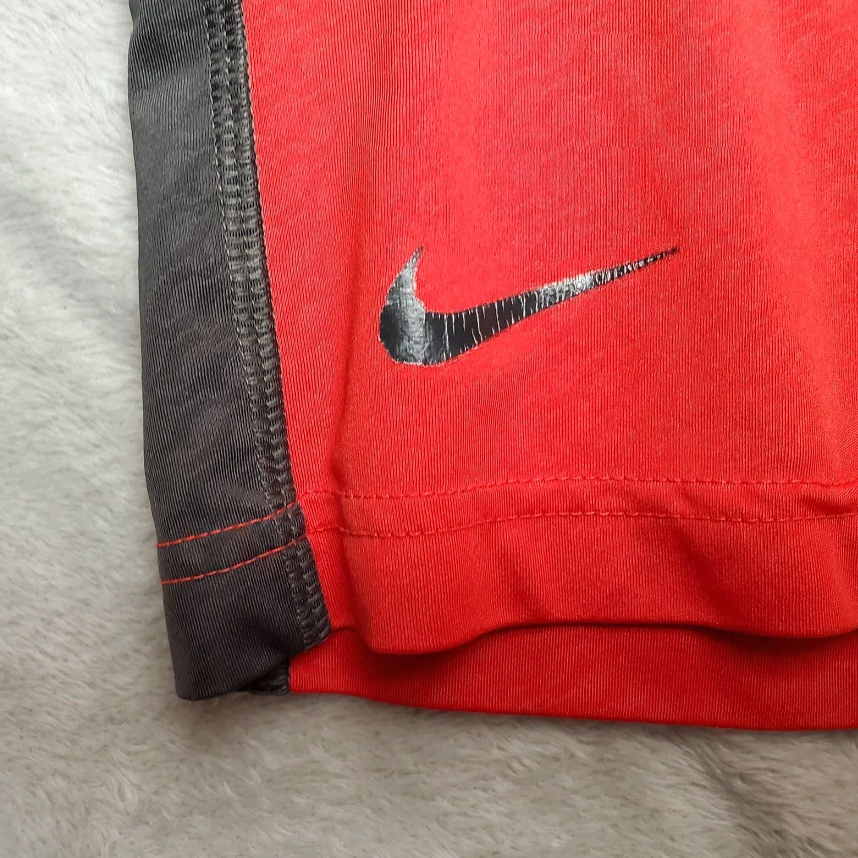 Nike Nike Shorts Mens L Red Football Running Dri-Fit Elastic Waist Pockets Training Fly Lightweight Casual Athletic Executive? Size US 33 - 3 Thumbnail