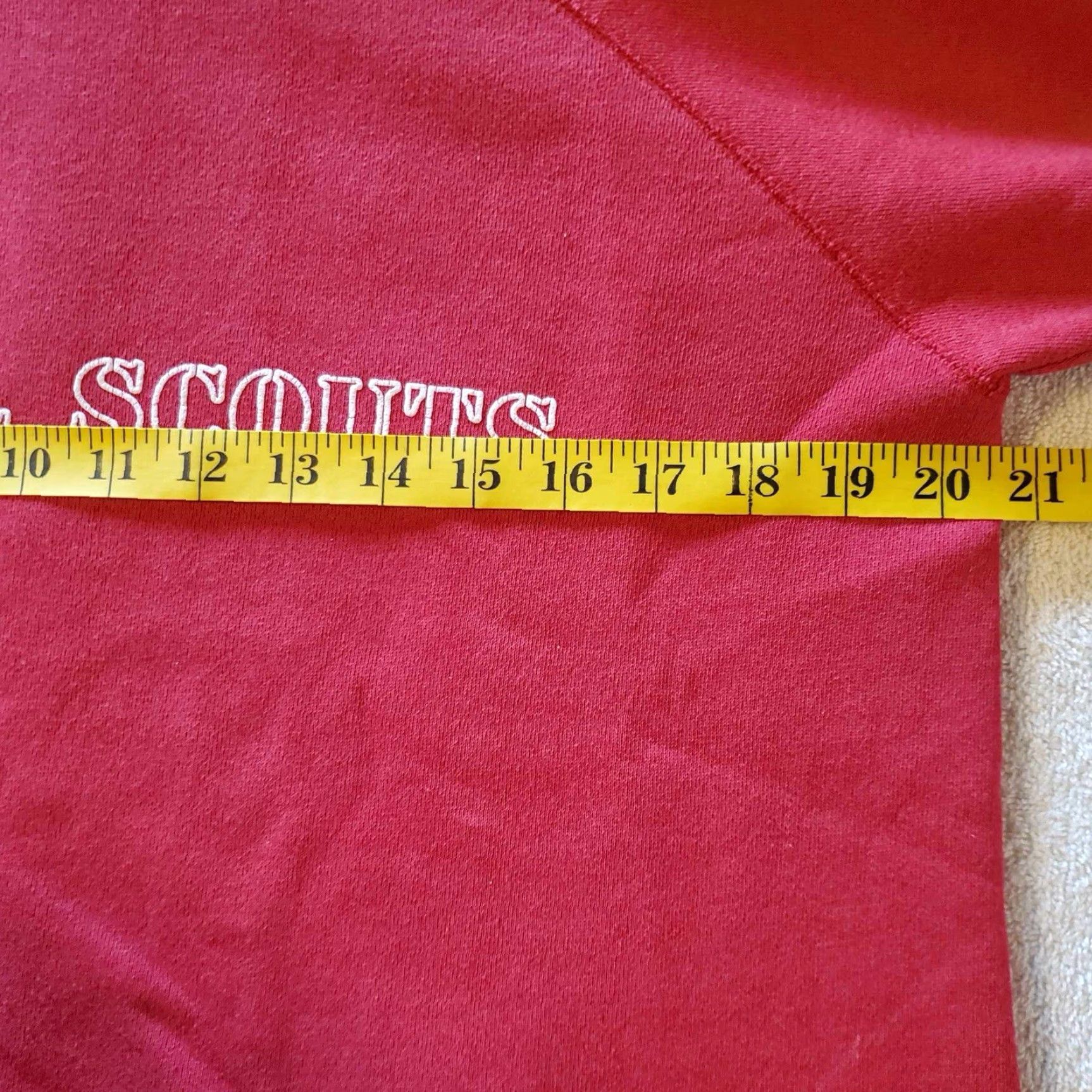 Velva Sheen VINTAGE Velva Sheen Sweatshirt Unisex Adults Girls Scout Cookies Red Medium Crew Neck Long Sleeve 80s 90s Size US M / EU 48-50 / 2 - 5 Thumbnail