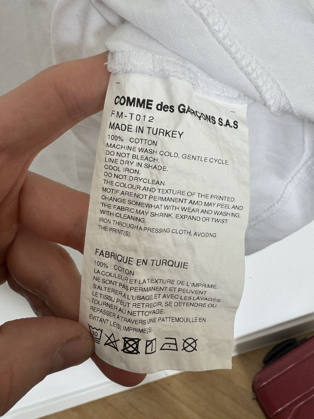 Comme des Garcons Comme Des Garcons Shirt Mini Logo Japanese Tee Streetwear Size US M / EU 48-50 / 2 - 6 Thumbnail