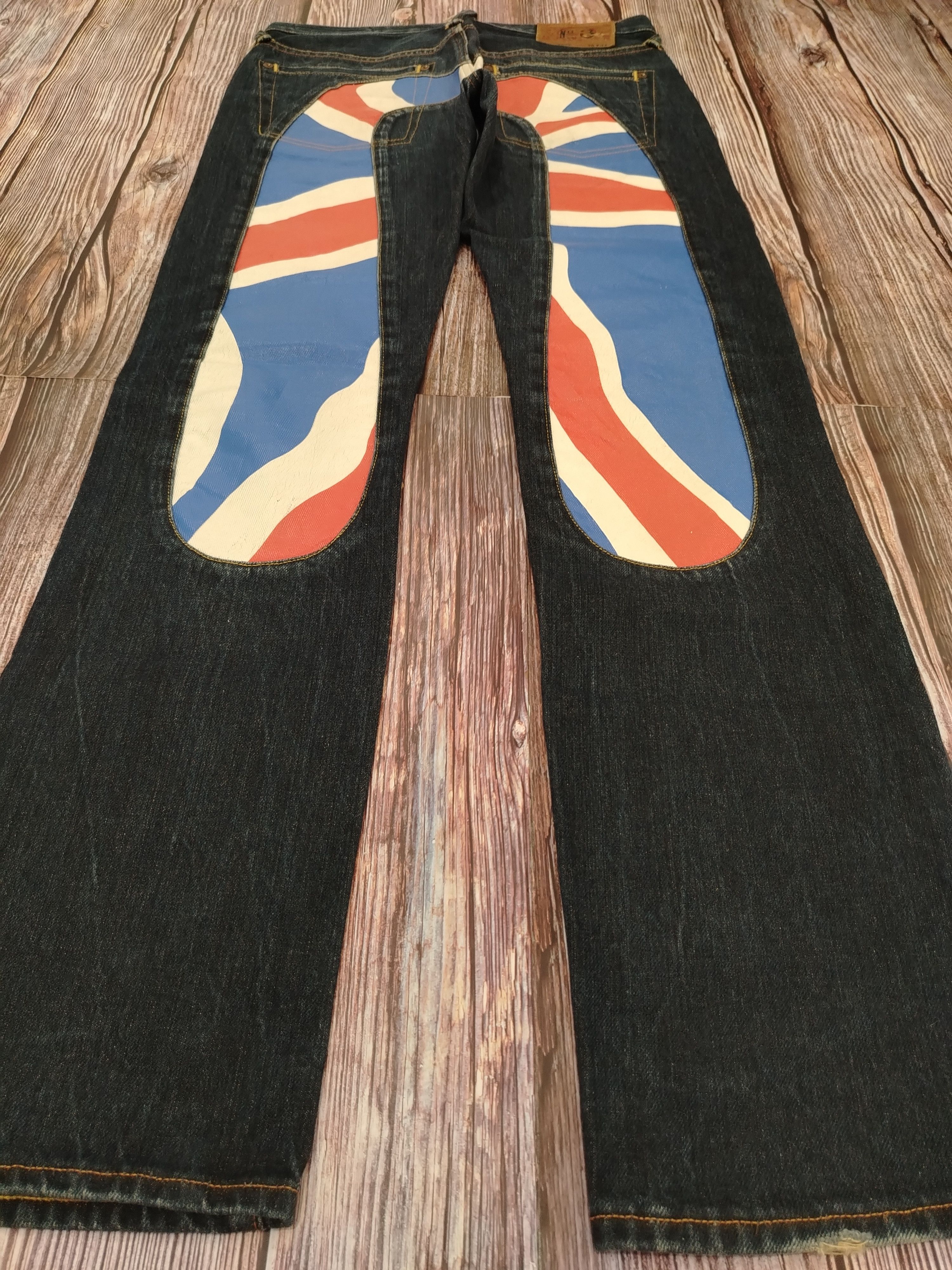 Evisu EVISU Jeans Vintage GB Flag Daicock Size US 30 / EU 46 - 19 Thumbnail