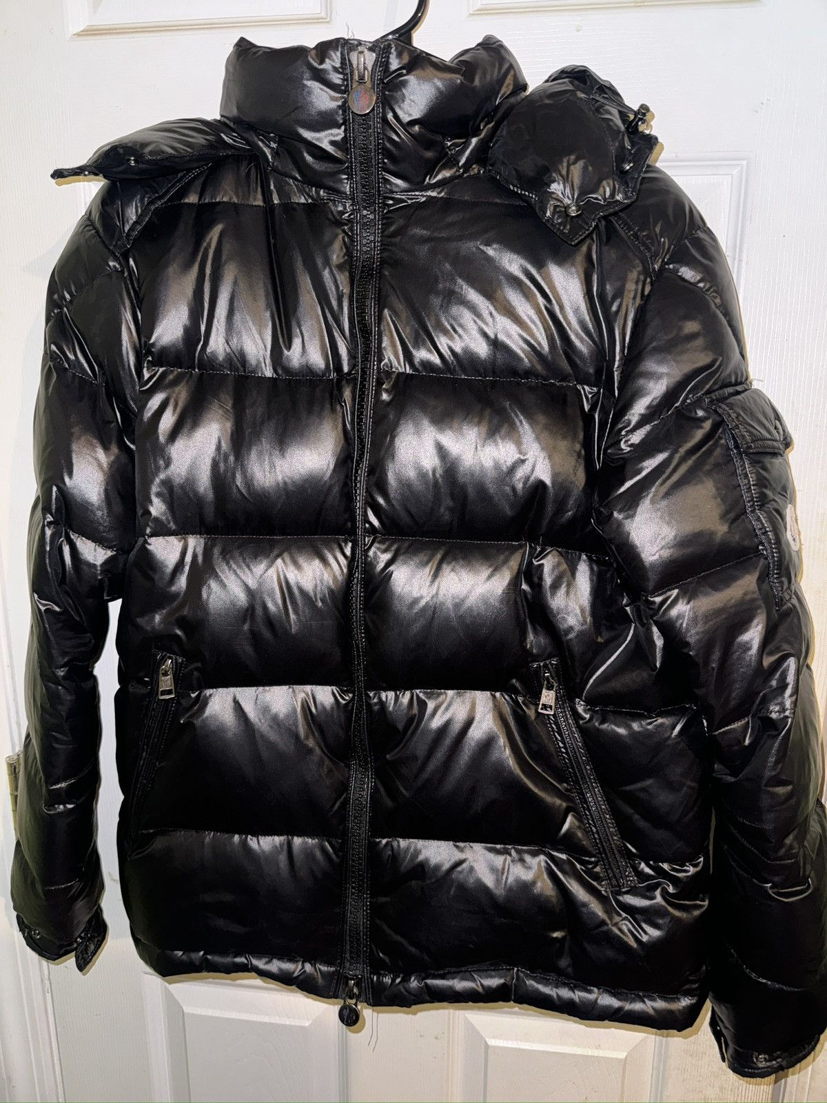 Moncler Moncler Maya Leather Jacket Size US L / EU 52-54 / 3 - 2 Thumbnail