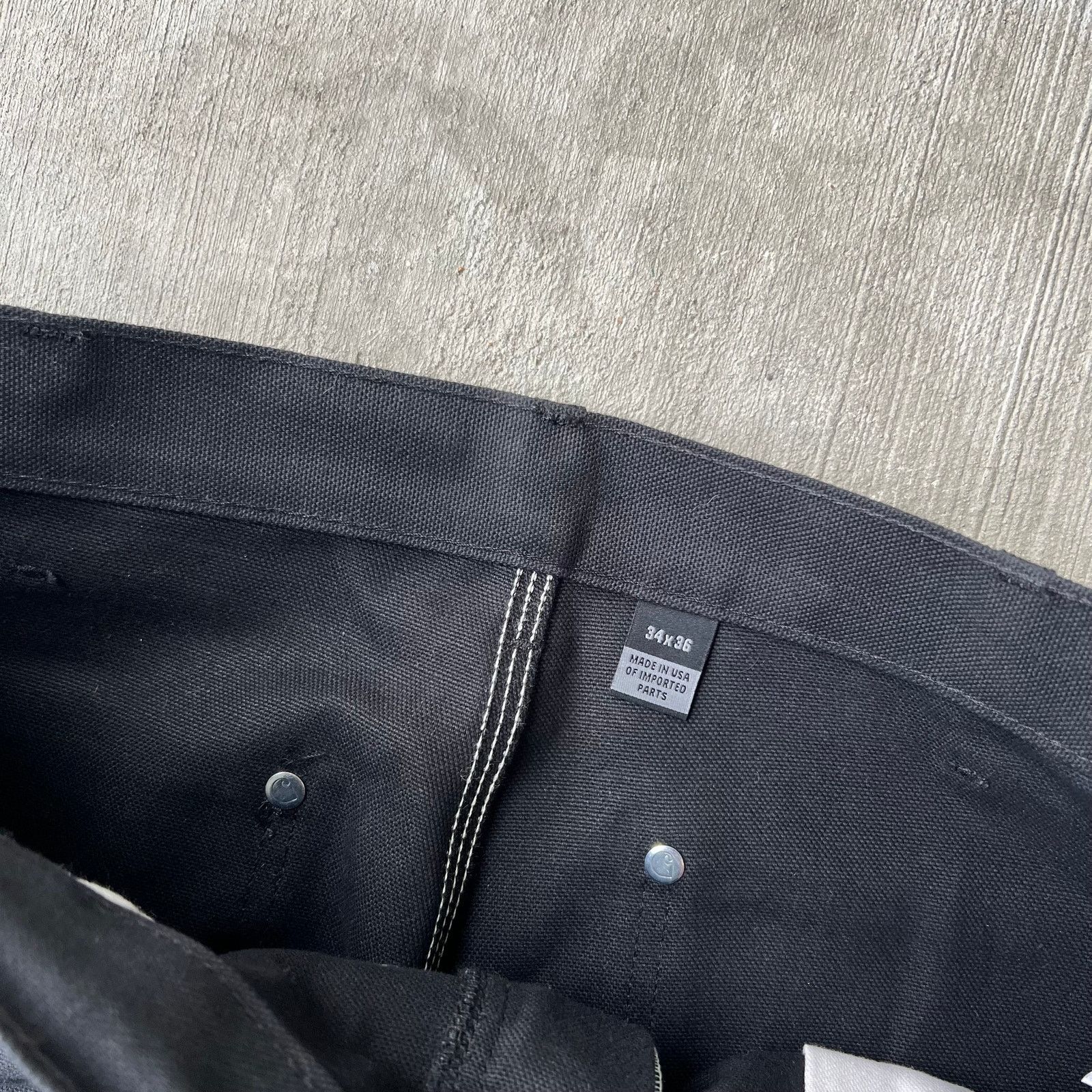 Carhartt × Vintage Carhartt black double knee work wear carpenter pants Size US 34 / EU 50 - 7 Thumbnail