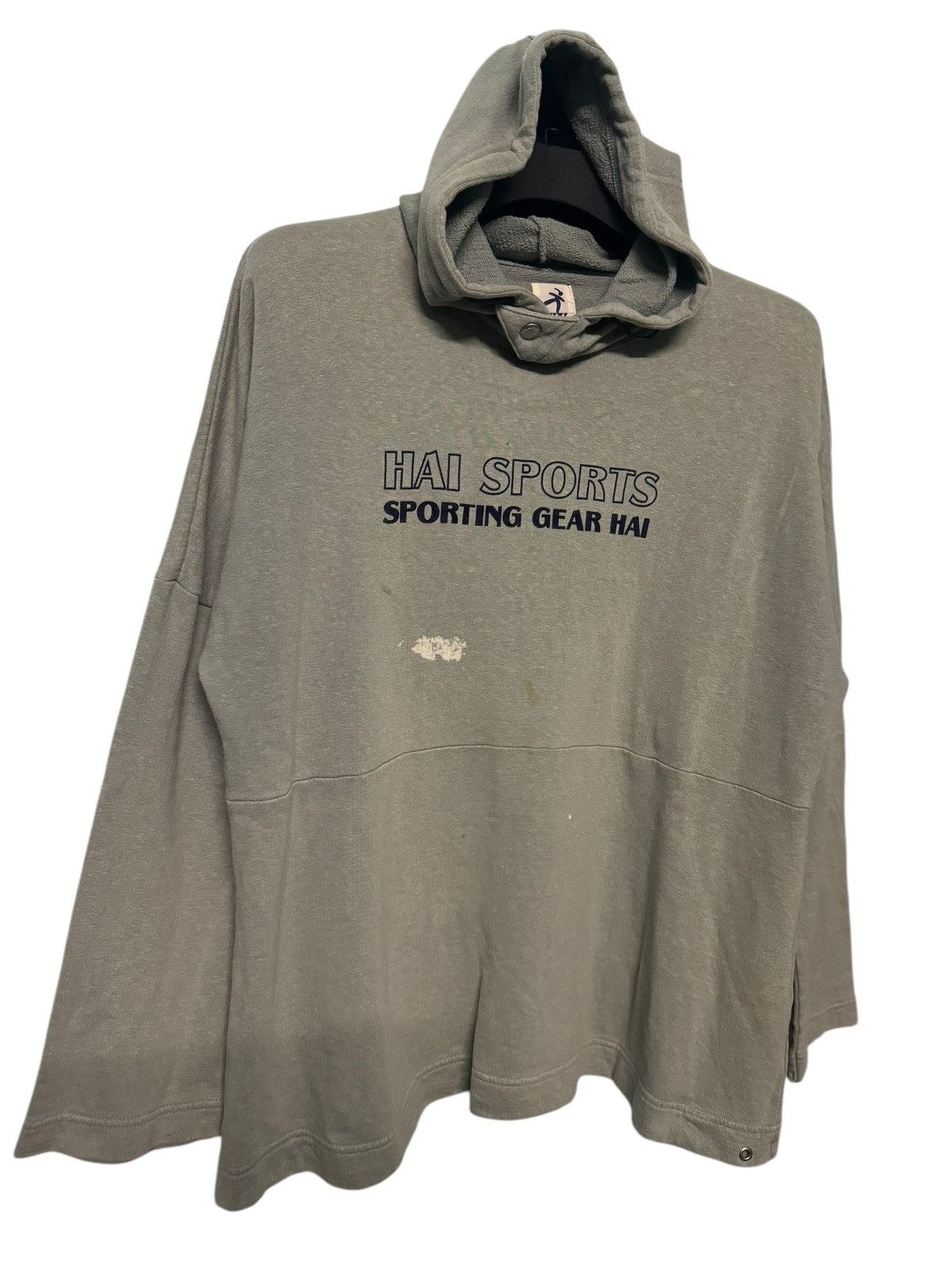 Hai Sporting Gear 💥 VINTAGE ISSEY MIYAKE HAI SPORTING GEAR SUNFADED HOODIE Size US M / EU 48-50 / 2 - 7 Thumbnail
