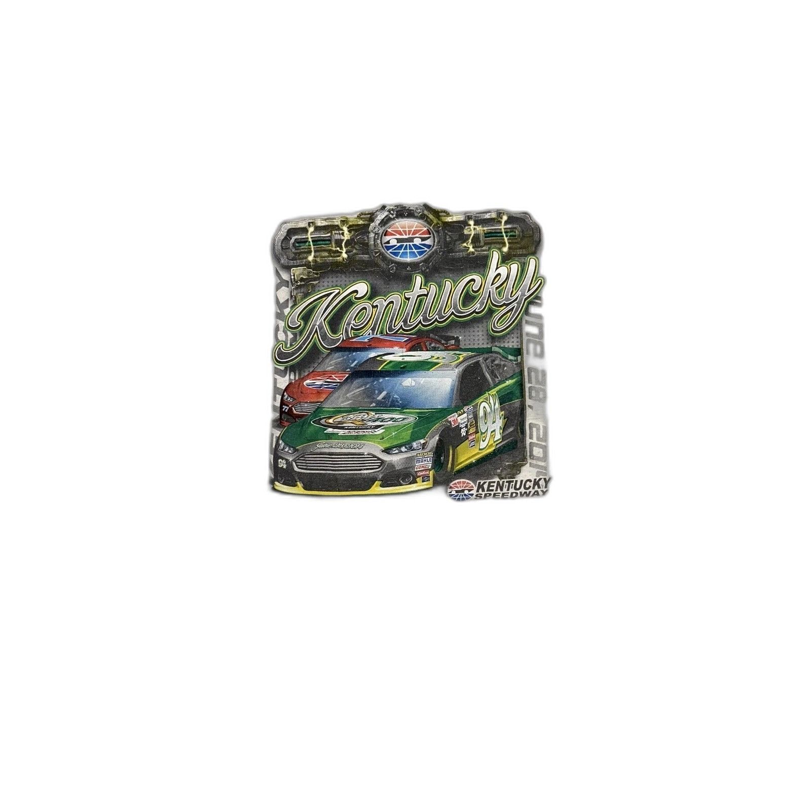 Chase Authentics Kentucky Speedway NASCAR Shirt Graphic Quaker State 400 Shir Size US XL / EU 56 / 4 - 1 Thumbnail