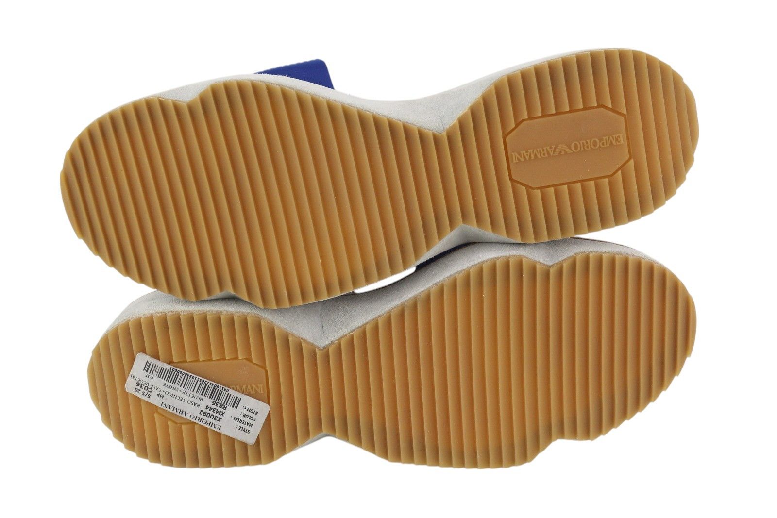 Emporio Armani X3U092 EU37 Blue White Platform 84788 Size US 6 / IT 36 - 7 Thumbnail