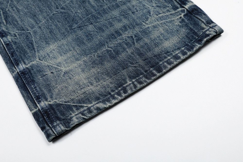 Jean American high street distressed washed wide-leg jeans Size US 32 / EU 48 - 6 Thumbnail