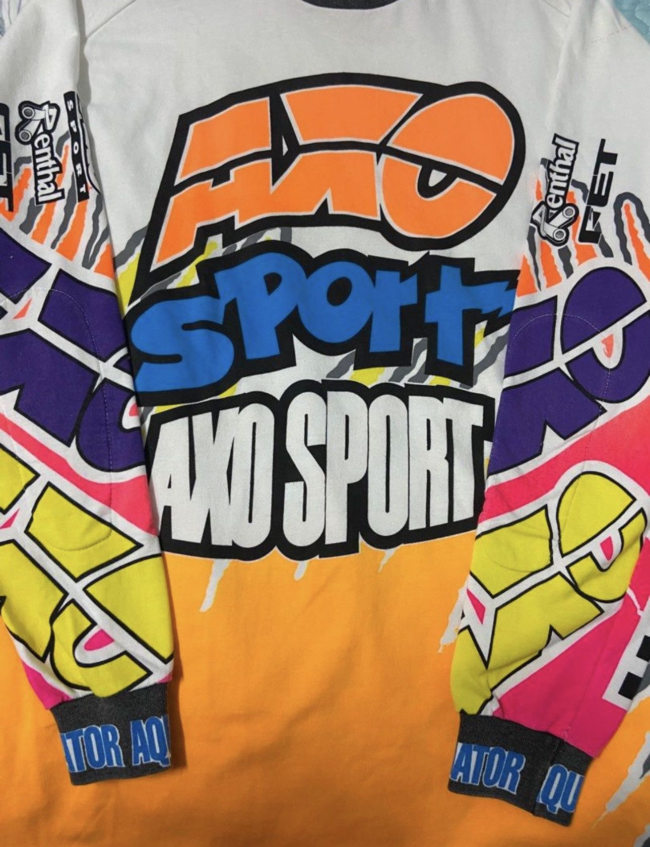 Other Vintage AXO Sport Racing motocross jersey Made in usa Size US M / EU 48-50 / 2 - 6 Thumbnail