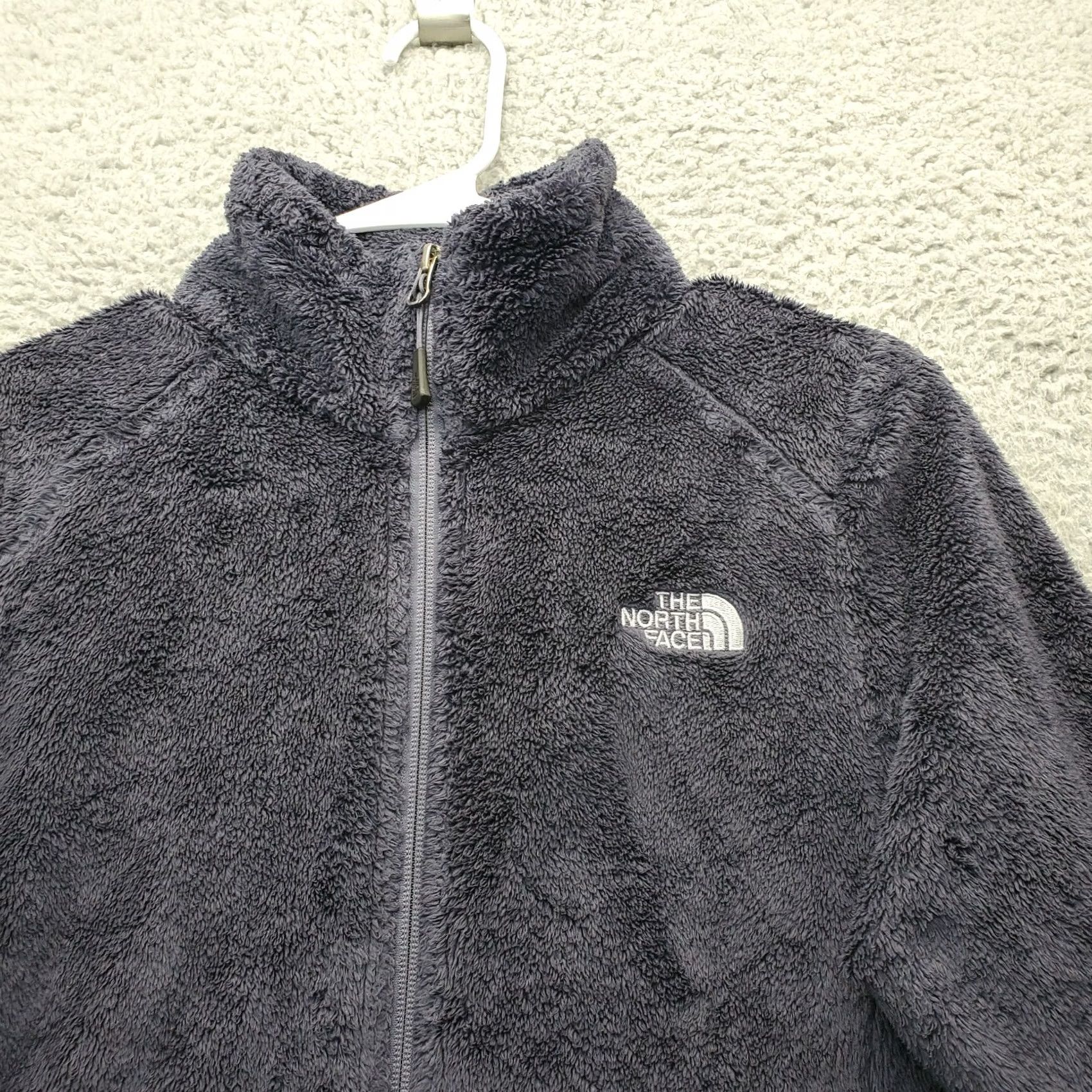 The North Face The North Face Jacket Women Small Navy Zipped Pockets Mock Neck Pony Logo Zipper Size S / US 4 / IT 40 - 3 Thumbnail