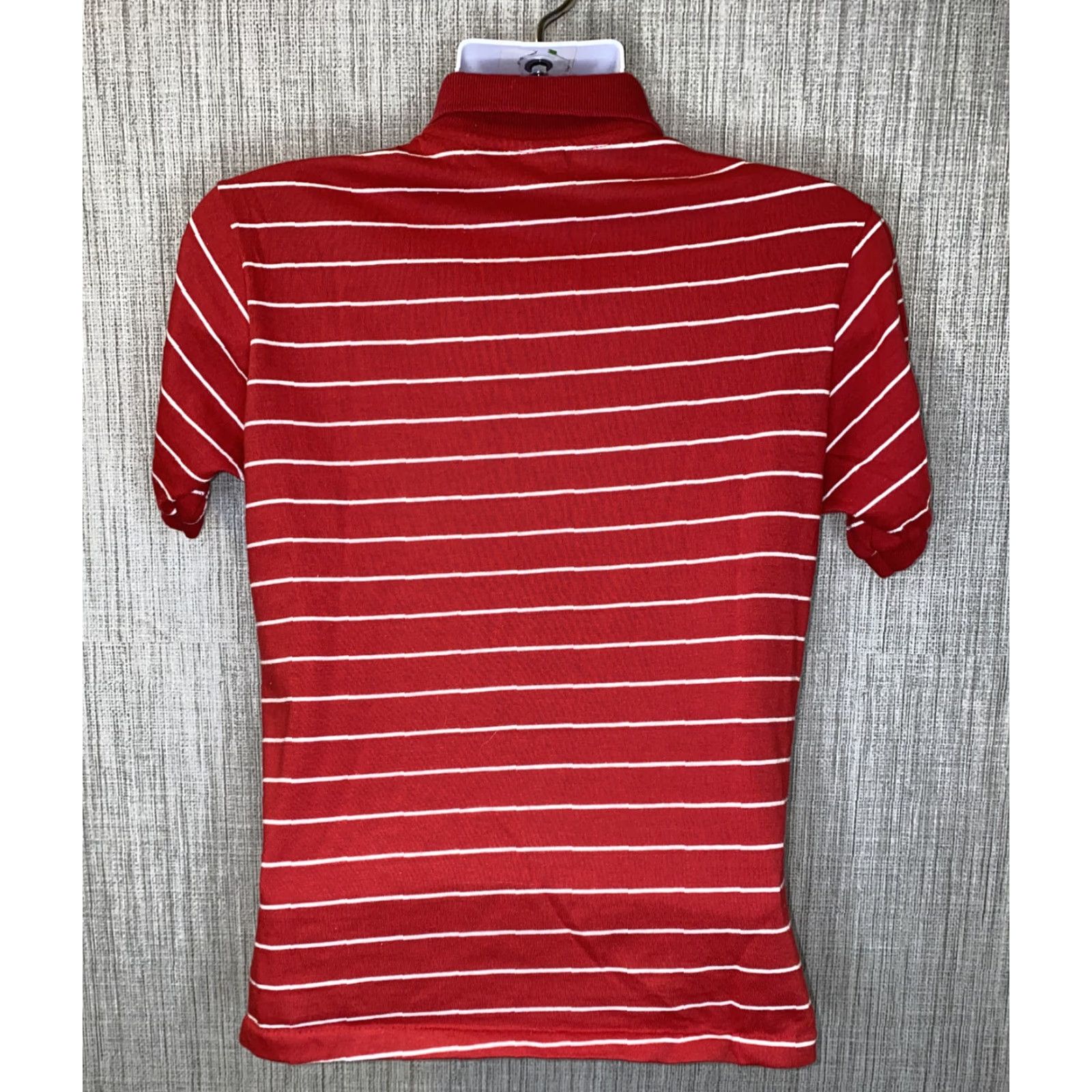 Vintage VINTAGE Garan Polo Shirt Golf Mens Short Sleeve Striped Red Size L USA Made Size US L / EU 52-54 / 3 - 5 Thumbnail