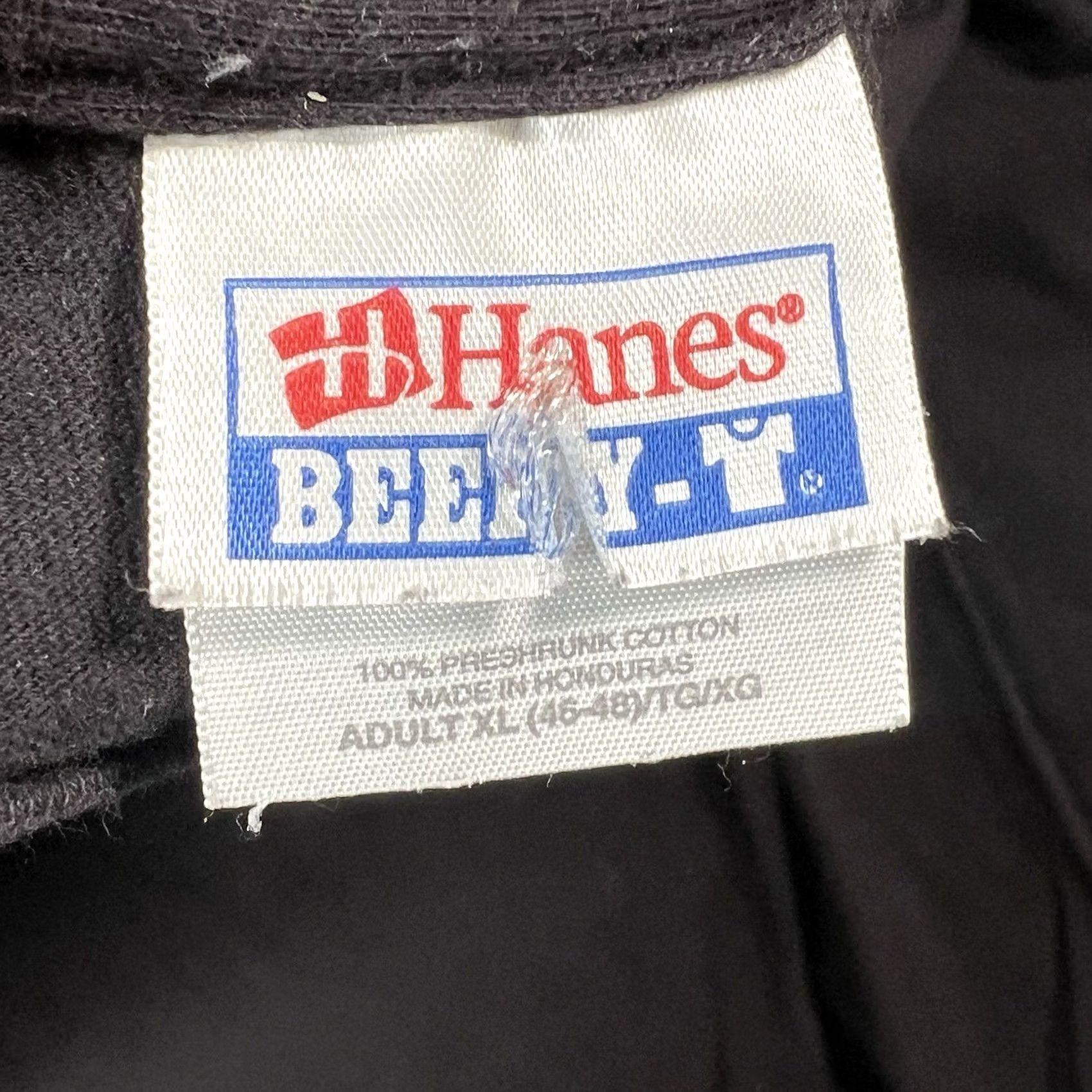 Hanes VINTAGE Hanes Black Tshirt Size XL Mens Size US XL / EU 56 / 4 - 3 Thumbnail
