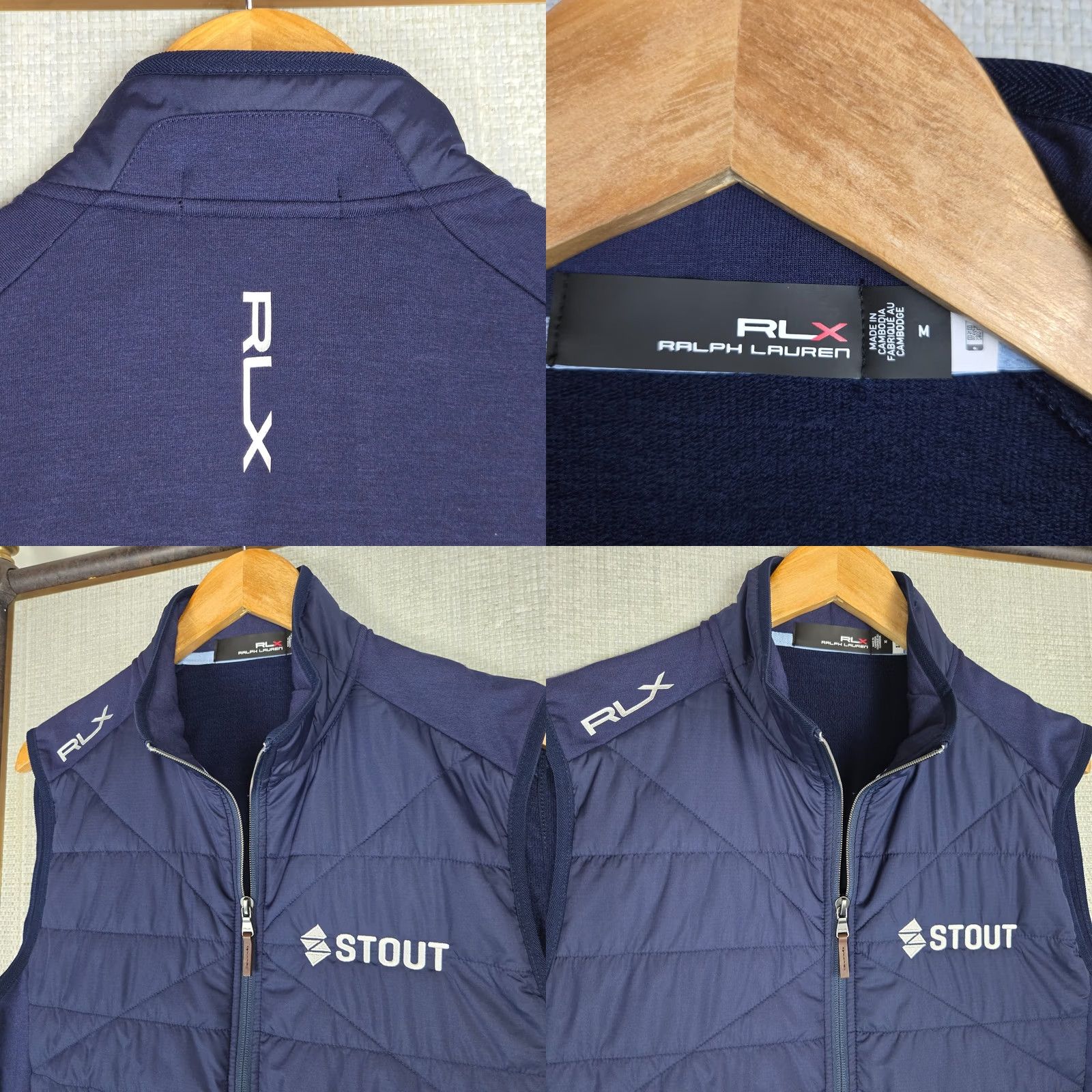 RLX Ralph Lauren RLX Ralph Lauren Vest Mens M Blue Insulated Wool Hybrid Full Zip Stout Investing Size US M / EU 48-50 / 2 - 8 Thumbnail