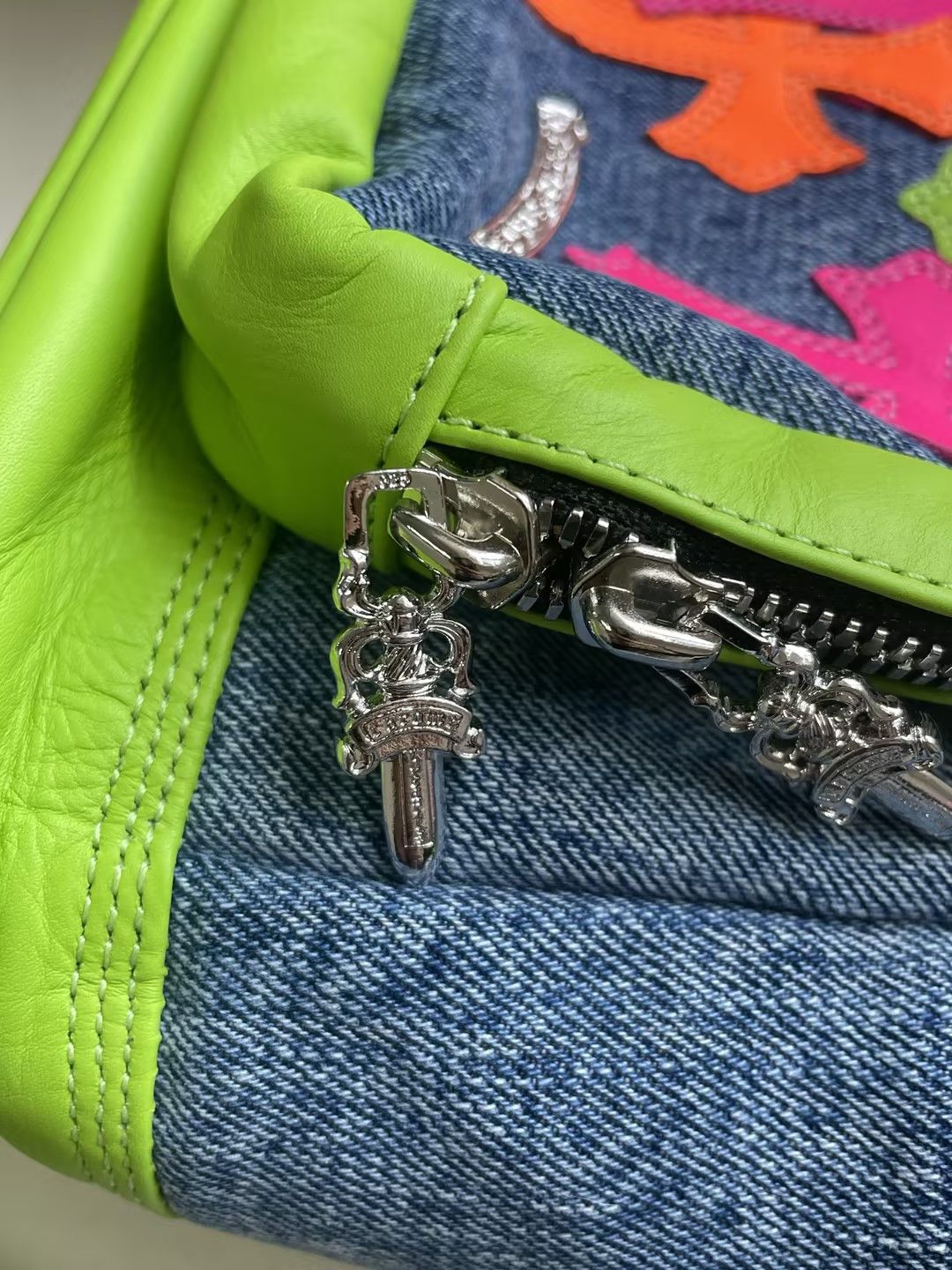 Chrome Hearts Chrome Hearts Muti-Color Cross Patch Backpack Bag Size ONE SIZE - 5 Thumbnail