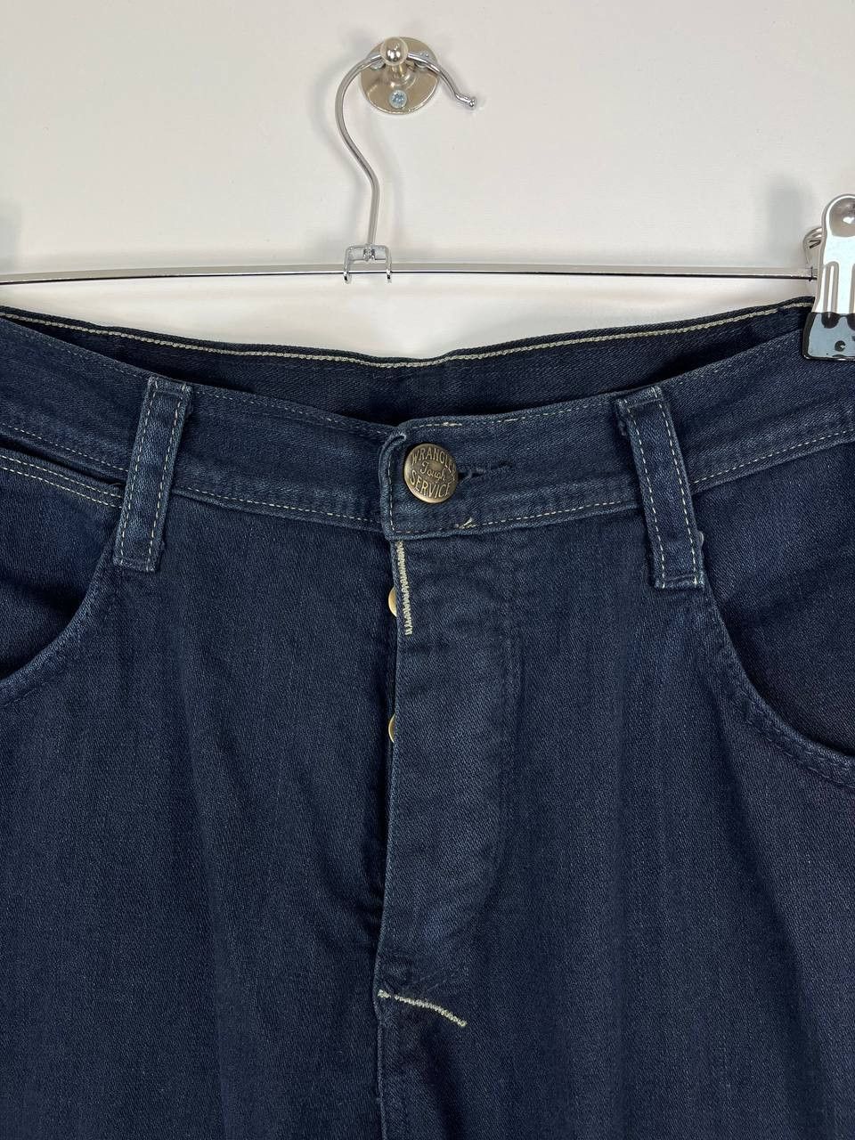 Wrangler Wrangler Dark Blue Denim Jeans Classic Fit W34 L Size US 34 / EU 50 - 3 Thumbnail