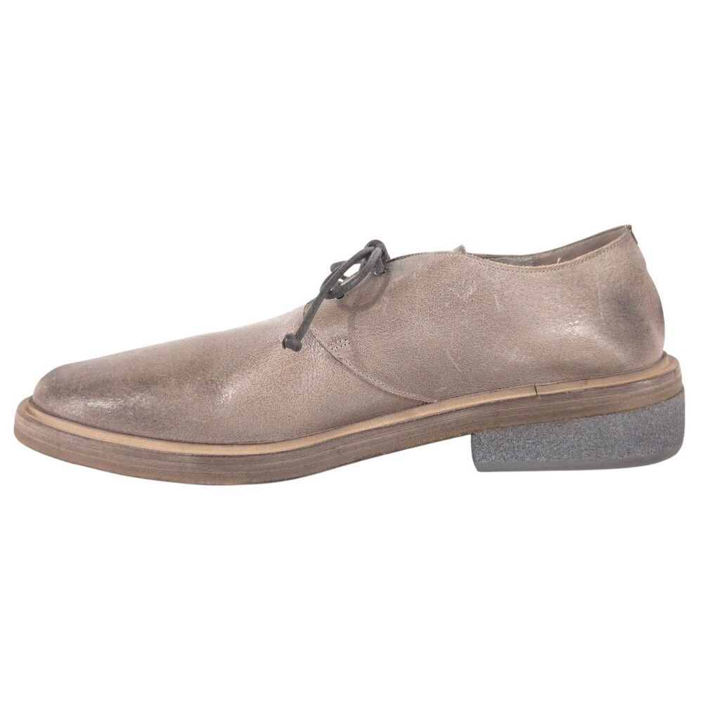 Marsell Marsell Distressed Metallic Leather Derbys US 10 EU 43 Mens Size US 10 / EU 43 - 6 Thumbnail