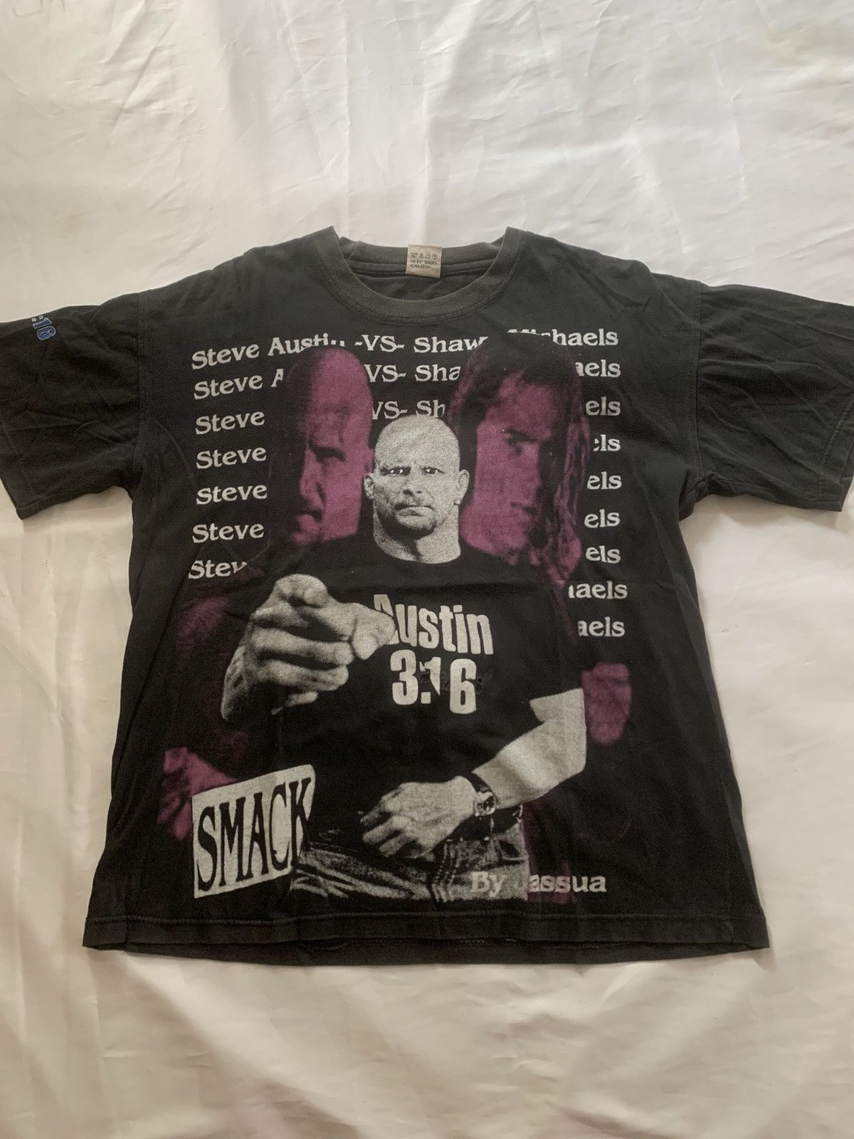 WCW/nWo Vintage WWE Austin vs Shawn Michael Size US M / EU 48-50 / 2 - 1 Thumbnail